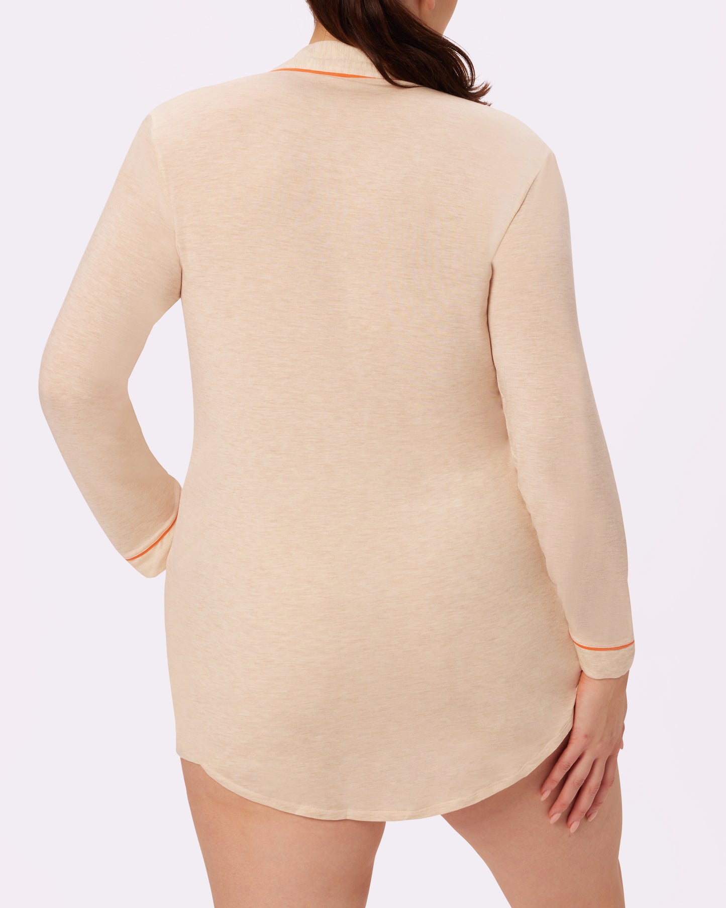 Cloud Longsleeve Button Up | SuperSoft (Creamsicle)