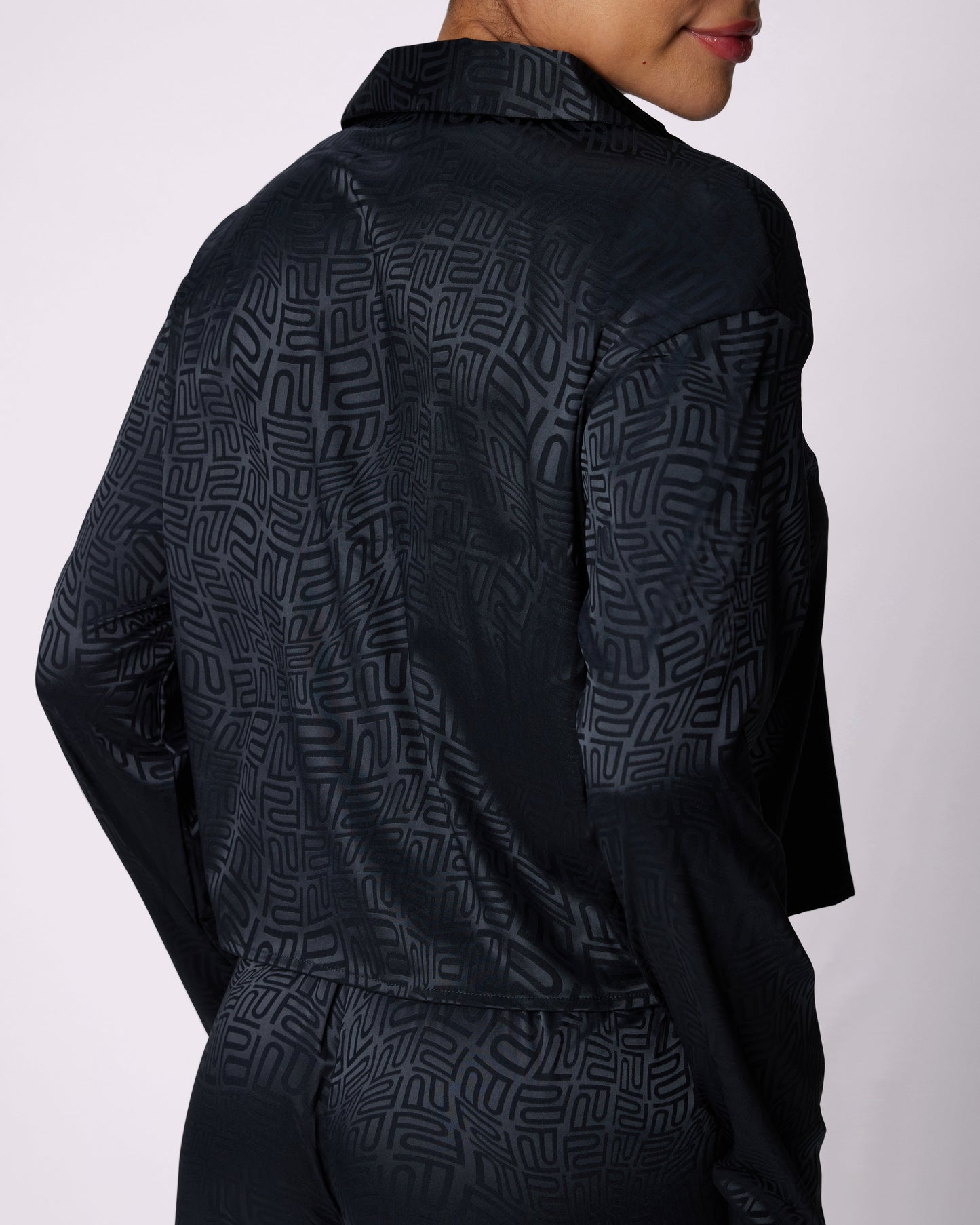 Dream Longsleeve Button Up | Luxe Satin | Archive (Eightball Logo)