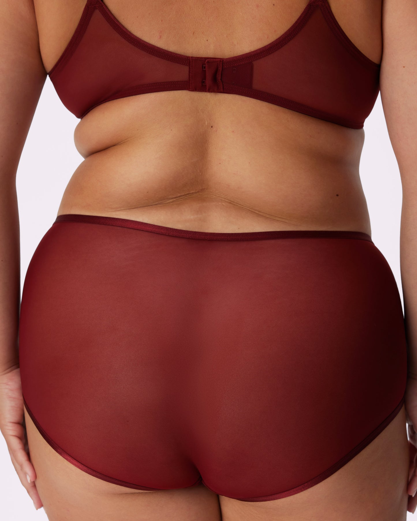 High Rise Boyshort | Silky Mesh (Twilight)