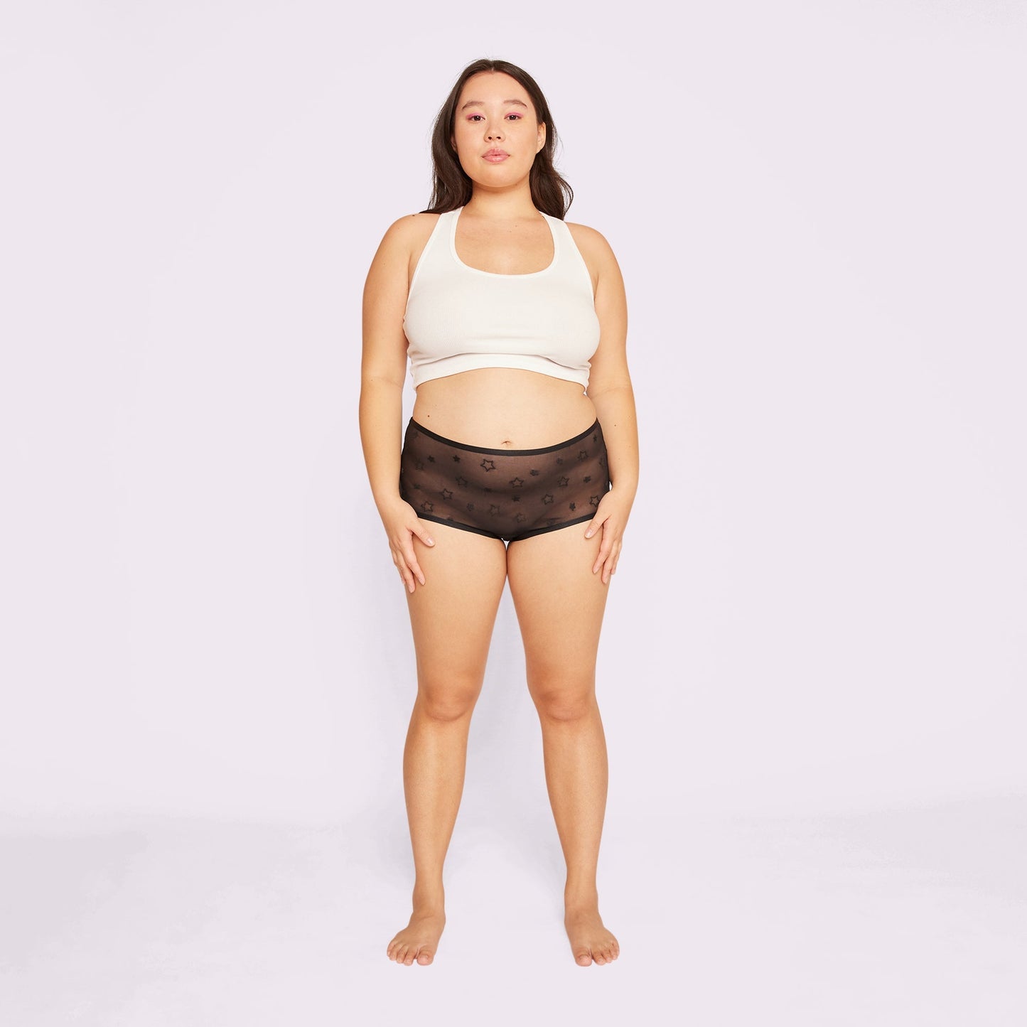High Rise Boyshort | Silky Mesh (IMAGERY 💎🌐)