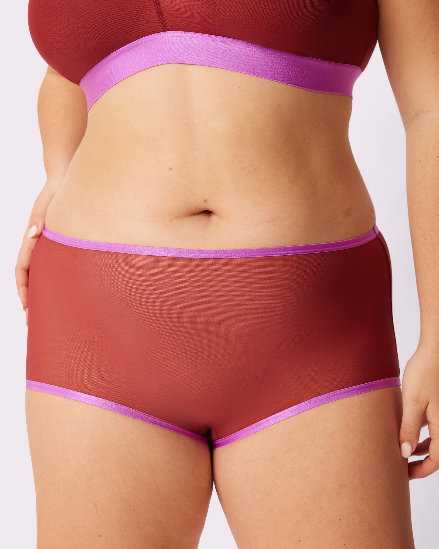 High Rise Boyshort | Silky Mesh (IMAGERY 💎🌐)