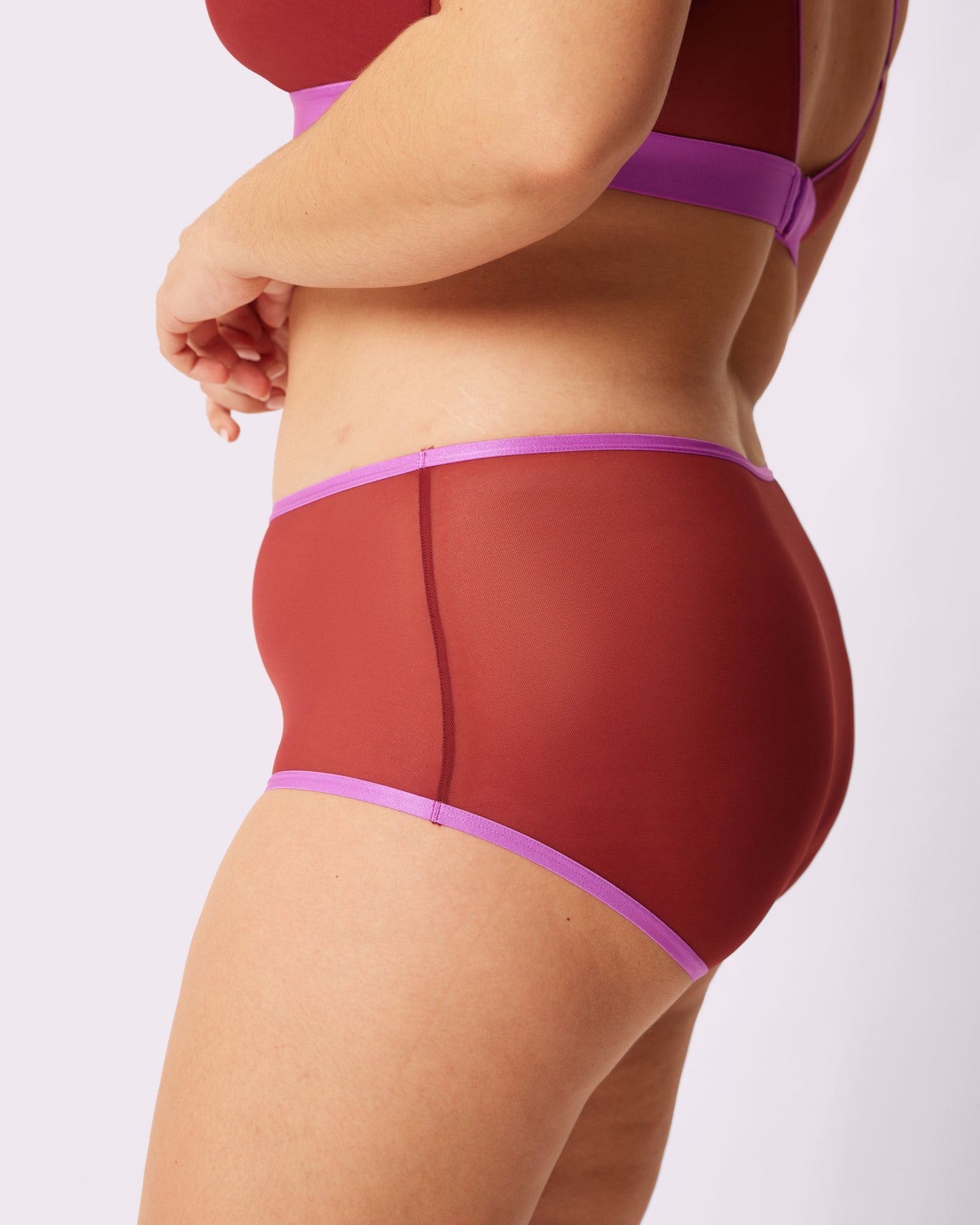 High Rise Boyshort | Silky Mesh (IMAGERY 💎🌐)