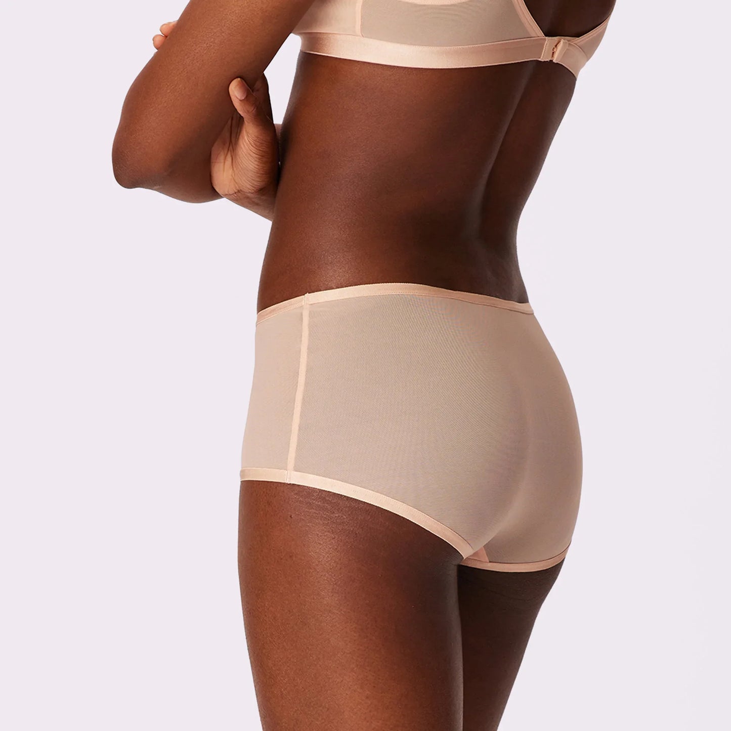 High Rise Boyshort | Silky Mesh (IMAGERY 💎🌐)