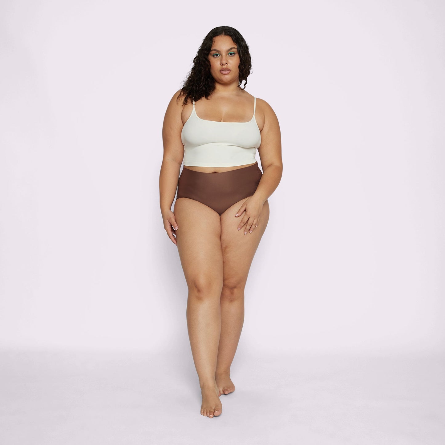 Seamless Sculpt High Rise Boyshort | Seamless Universal | Archive (Coffee Bean)
