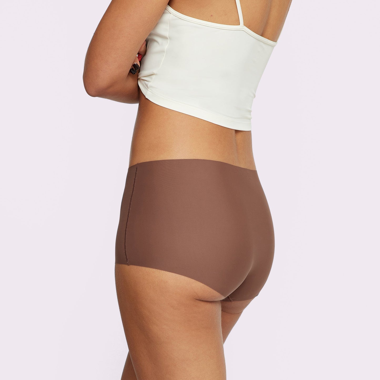 Seamless Sculpt High Rise Boyshort | Seamless Universal | Archive (Coffee Bean)