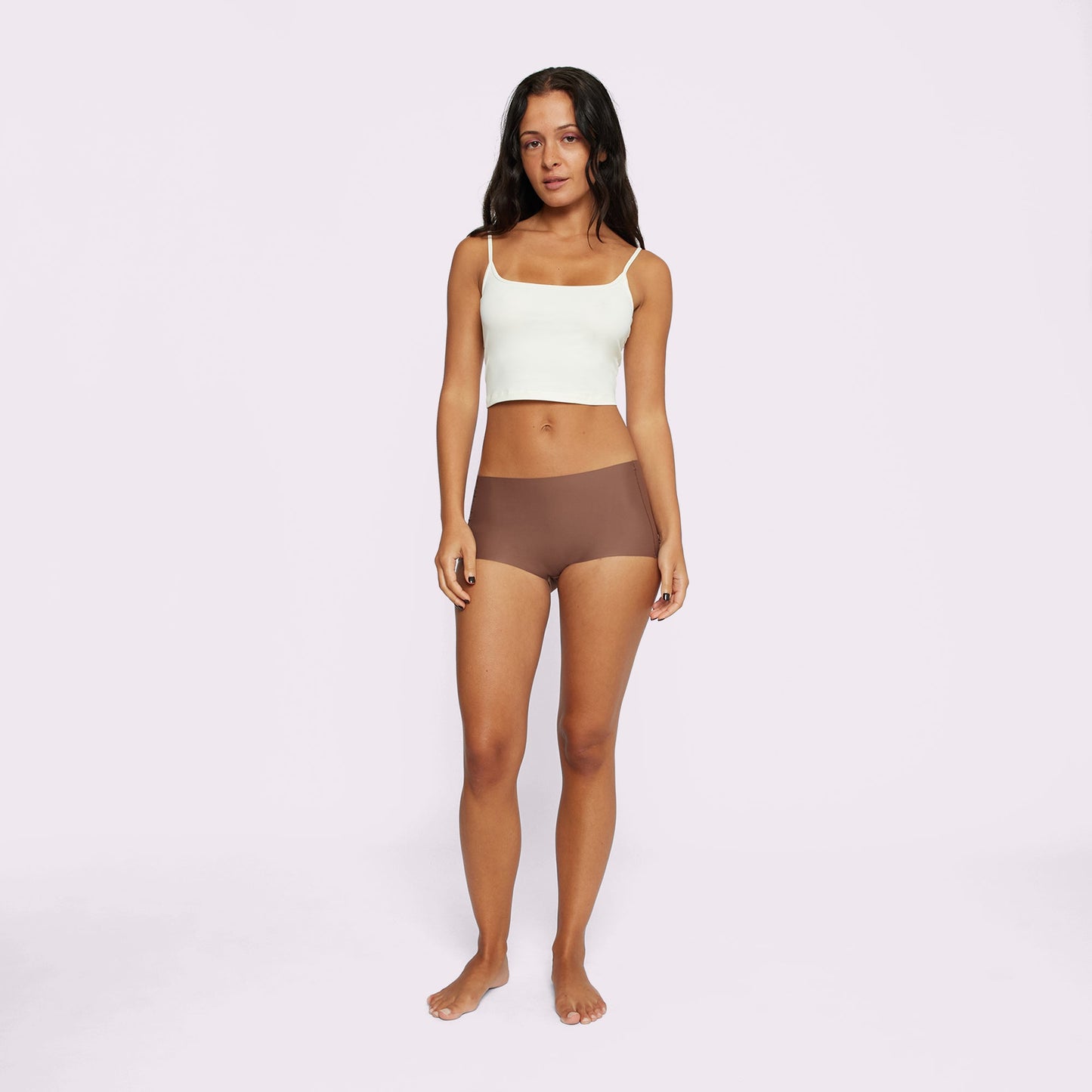 Seamless Sculpt High Rise Boyshort | Seamless Universal | Archive (Coffee Bean)