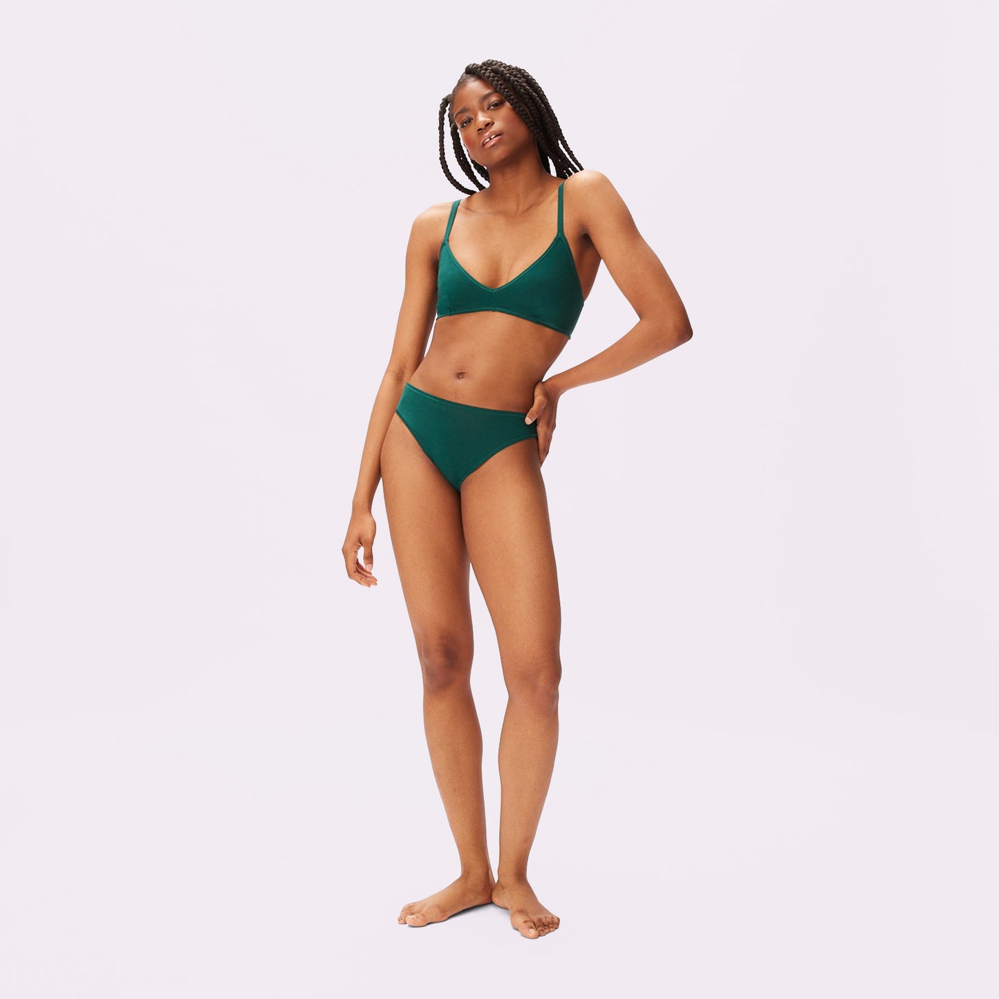 Vintage High Cut Cheeky | New:Cotton (Eightball)