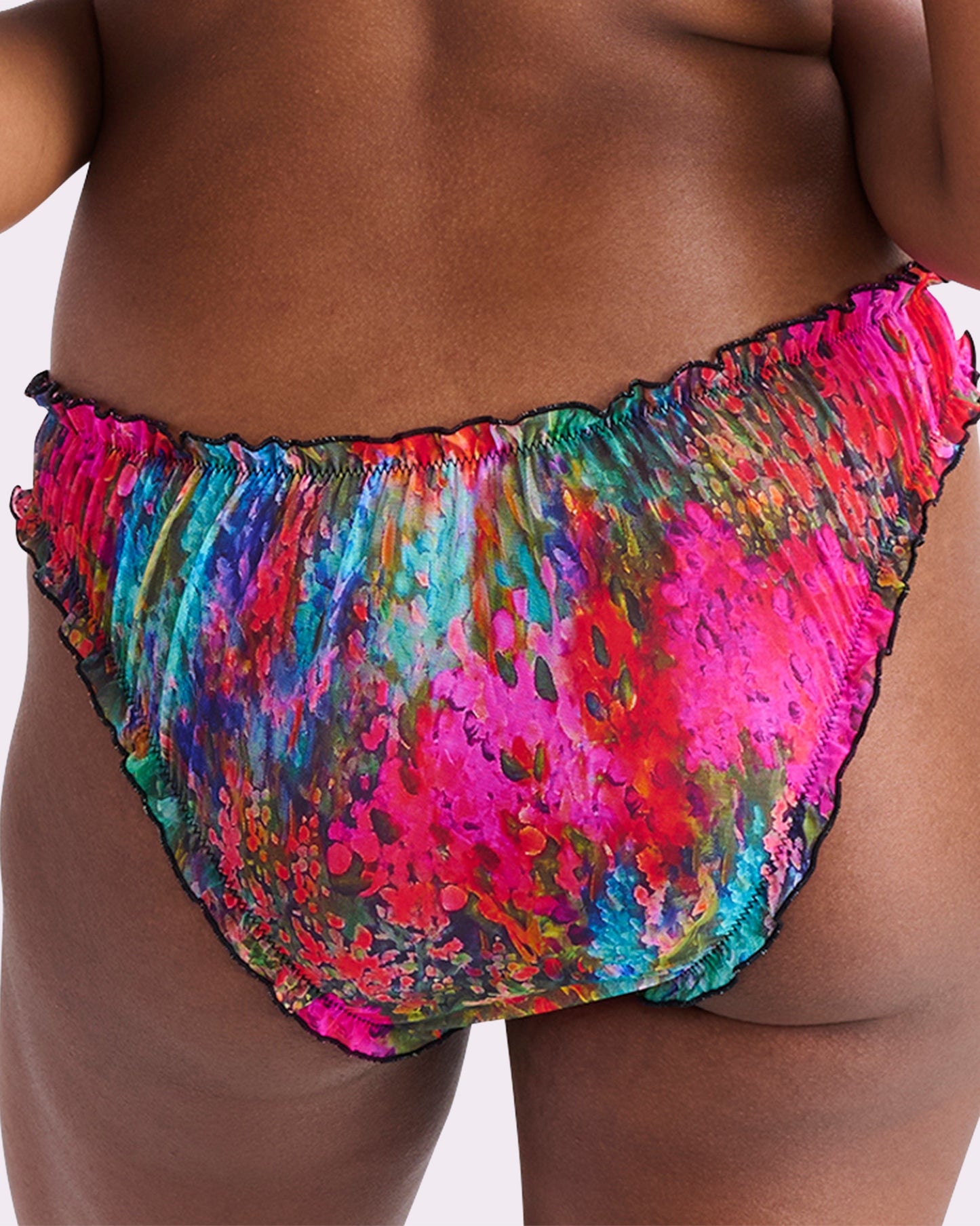 Silky Mesh Flutter Cheeky | Silky Mesh (Monet Floral)