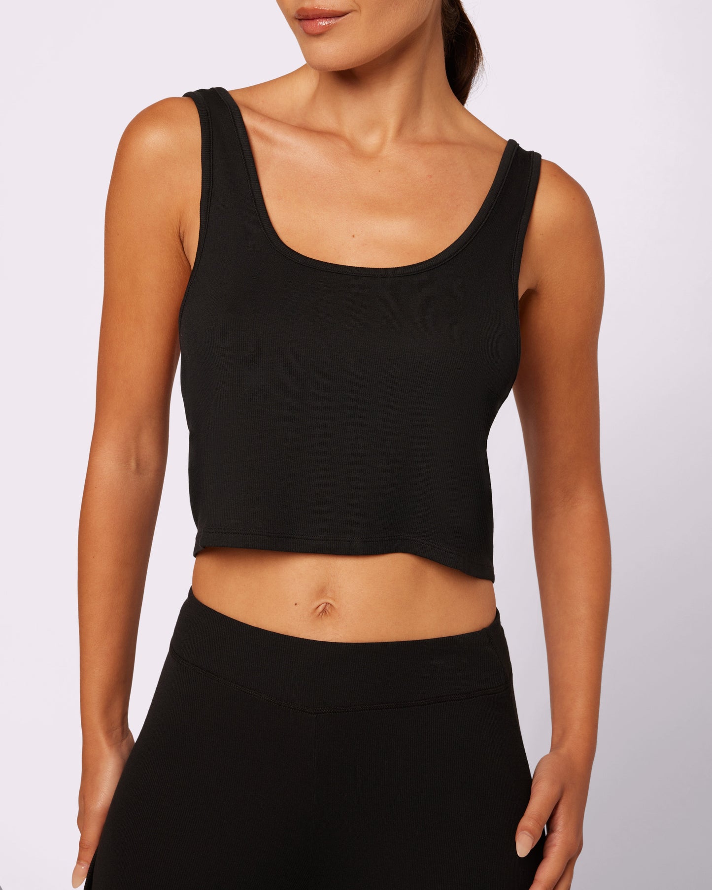 Perfect Rib Easy Crop Tank | Lush Rib (Eightball)