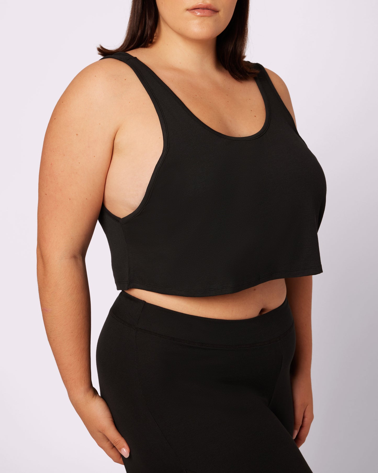Perfect Rib Easy Crop Tank | Lush Rib (Eightball)
