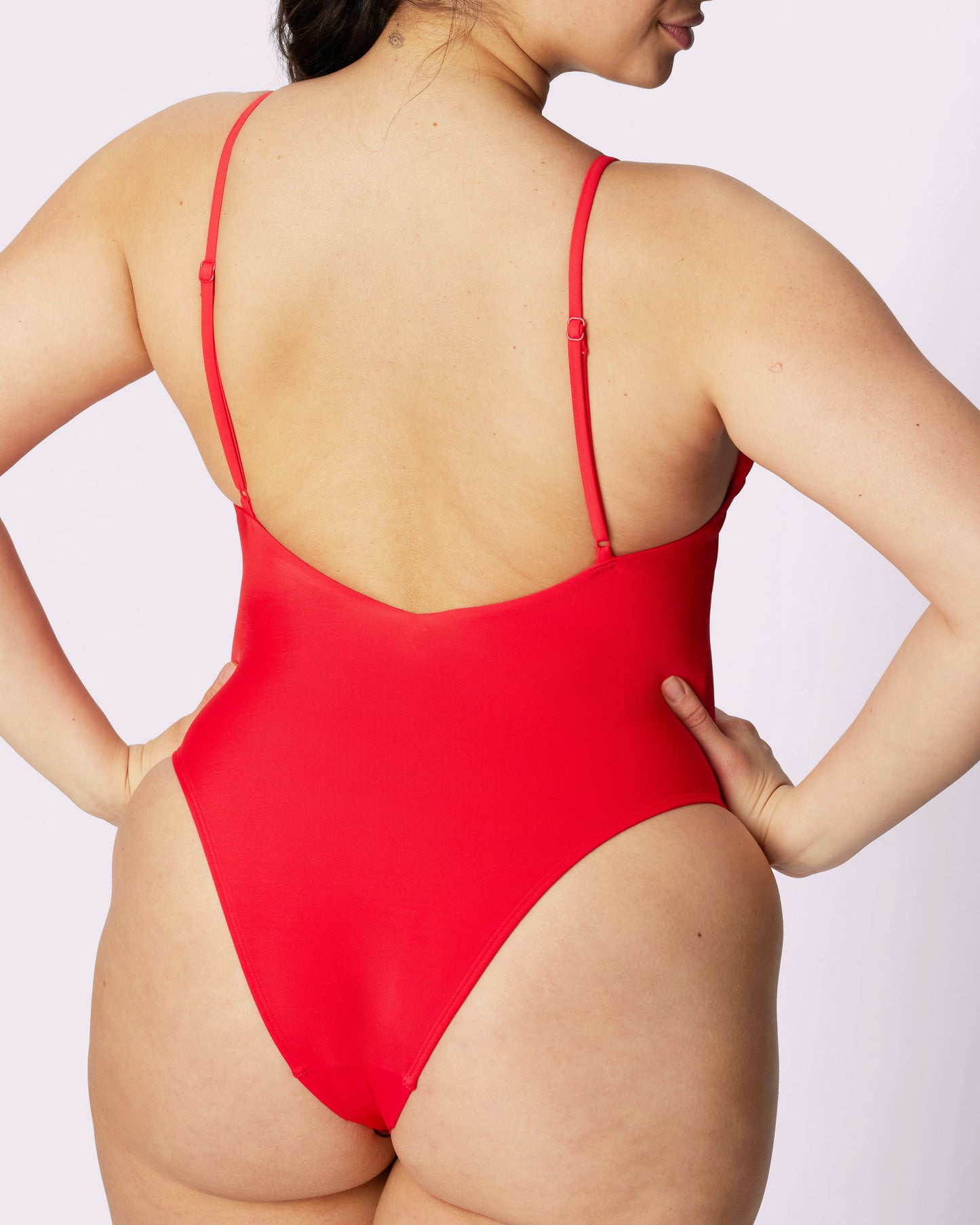 Perfect V Plunge One-Piece | EcoSplash Swim | Archive (Strawberry Daiquiri)