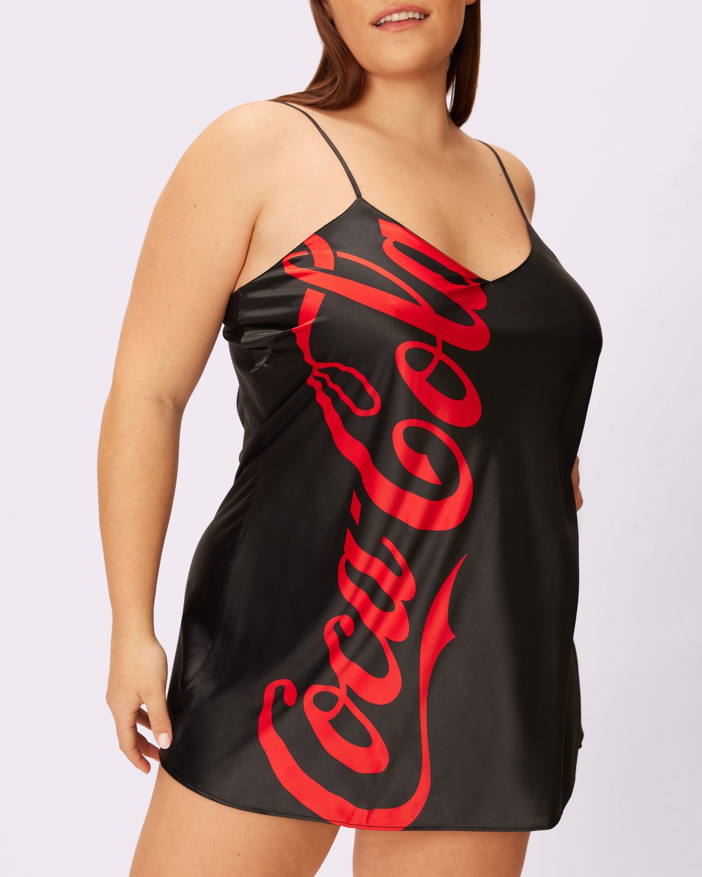Special Edition Coca-Cola Luxe Slip Dress | Luxe Satin | Archive (Coke Zero)