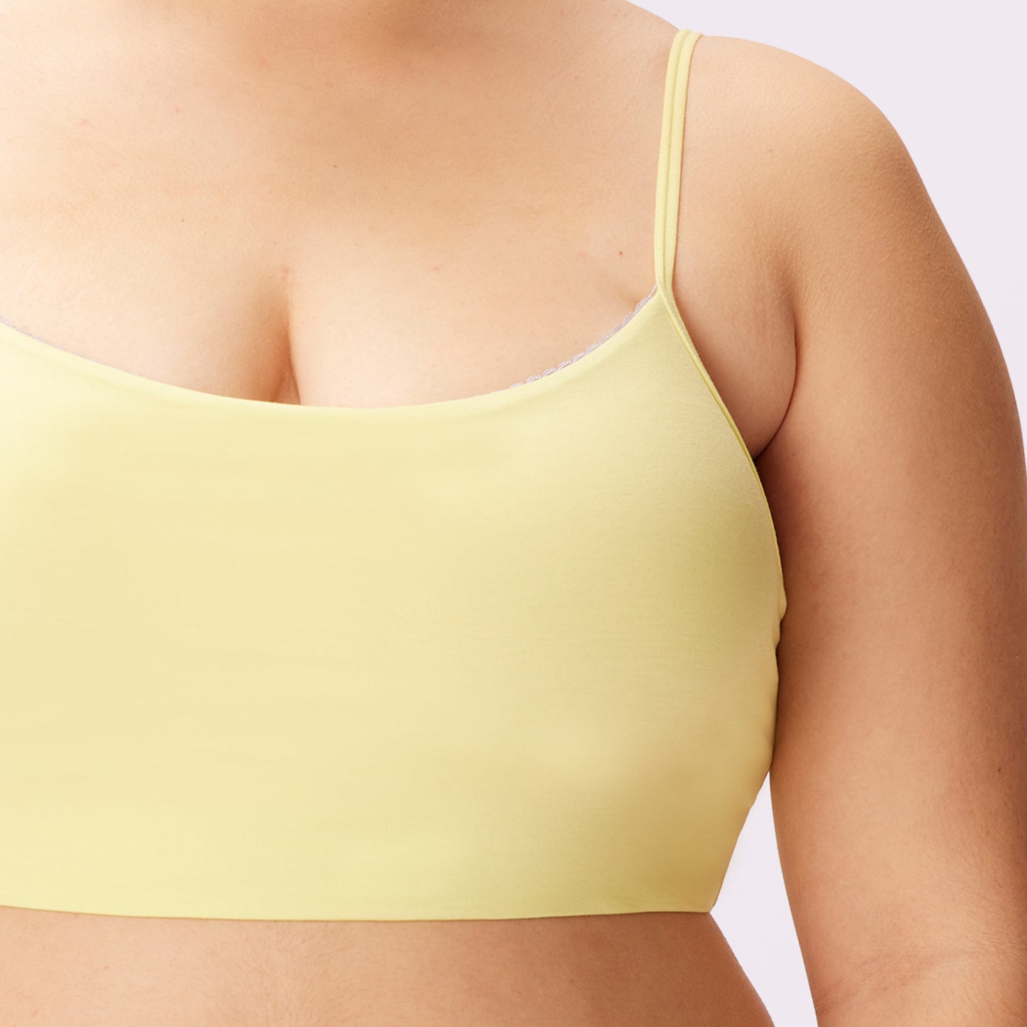 Flirty Lace Touch Scoop Bralette | New:Cotton | Archive (Lemonhead)