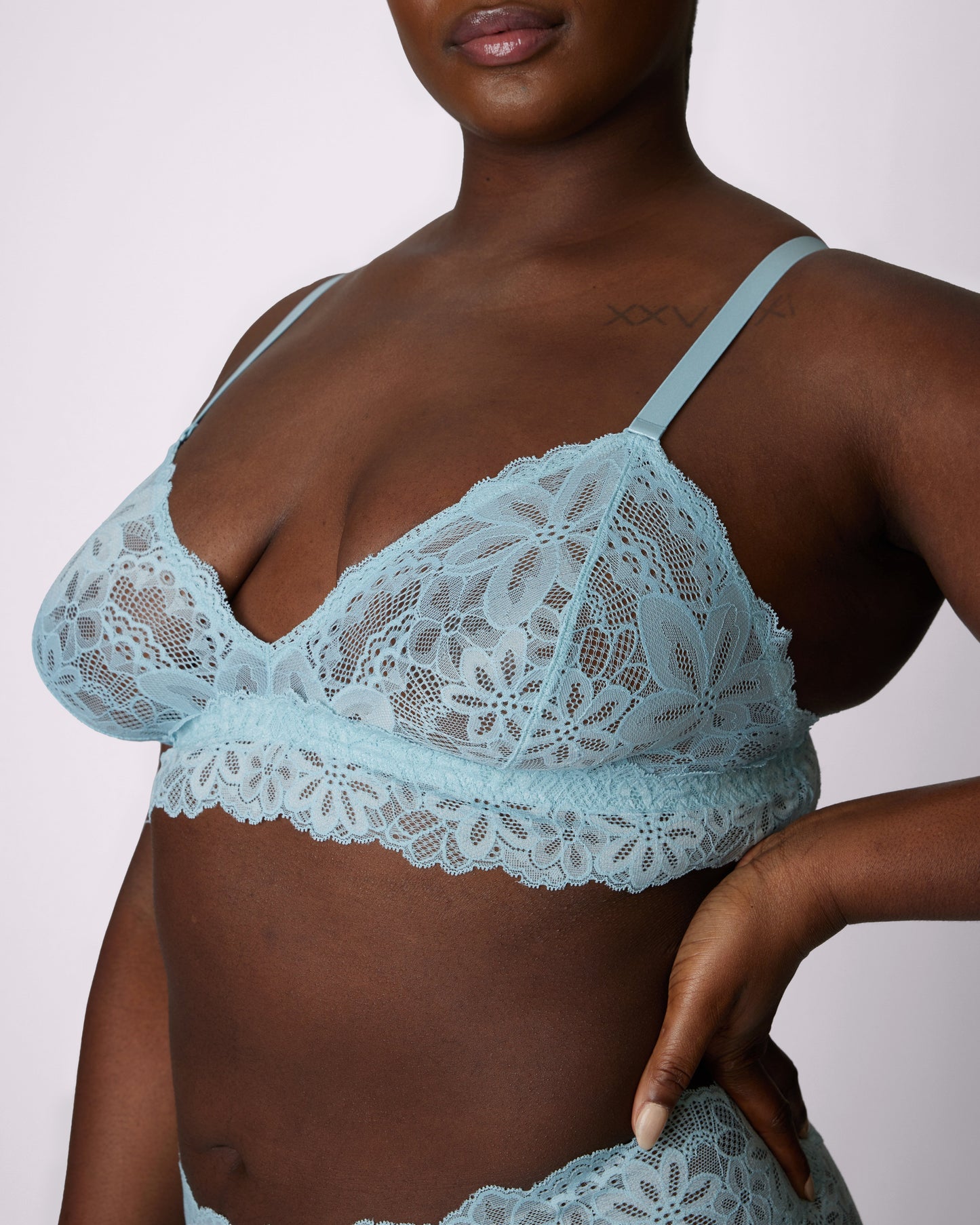 Perfect Lace Triangle Bralette | Soft Lace | Archive (Eightball)