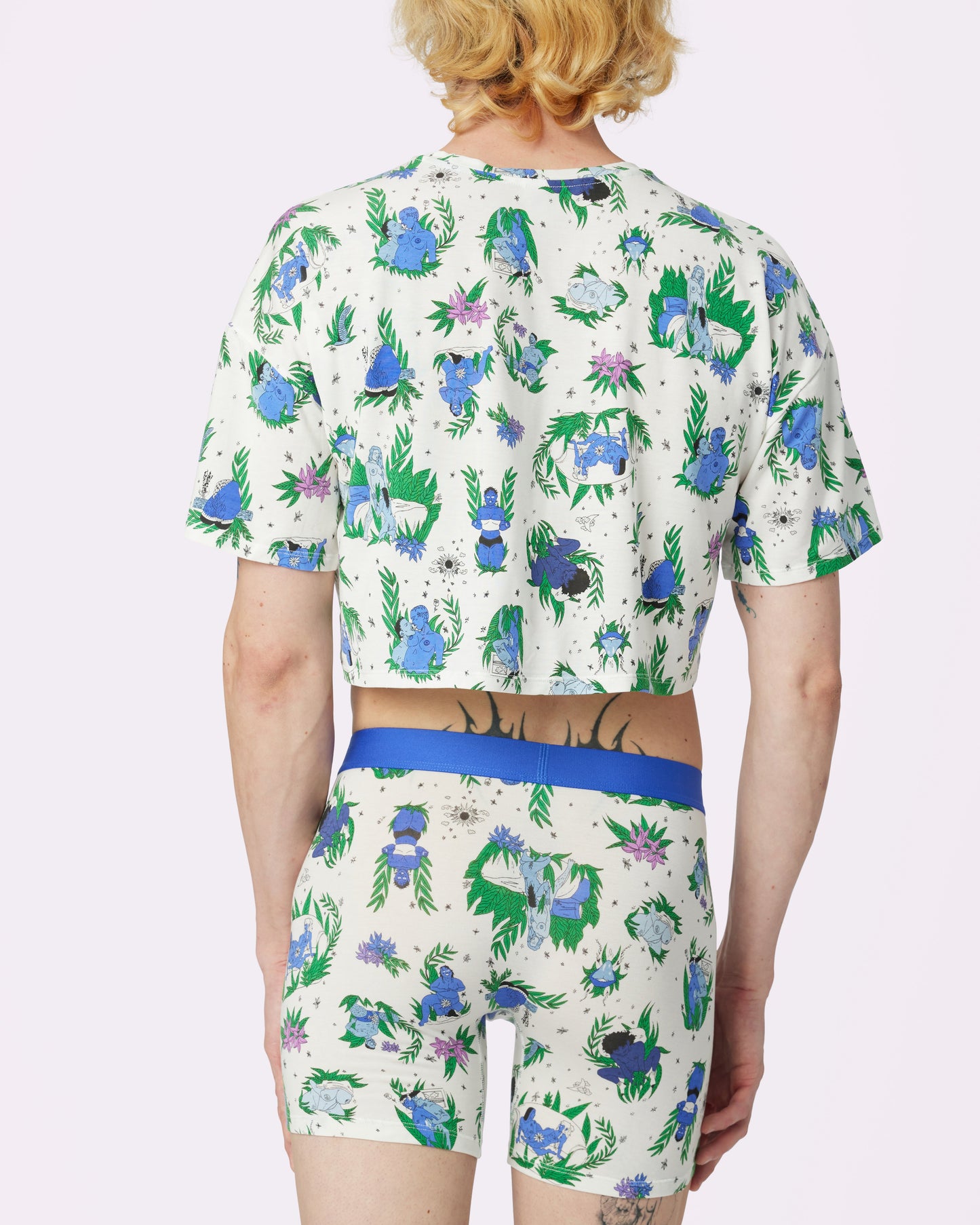 Breezy Crop Tee | New:Cotton | Archive (Smutty Toile)