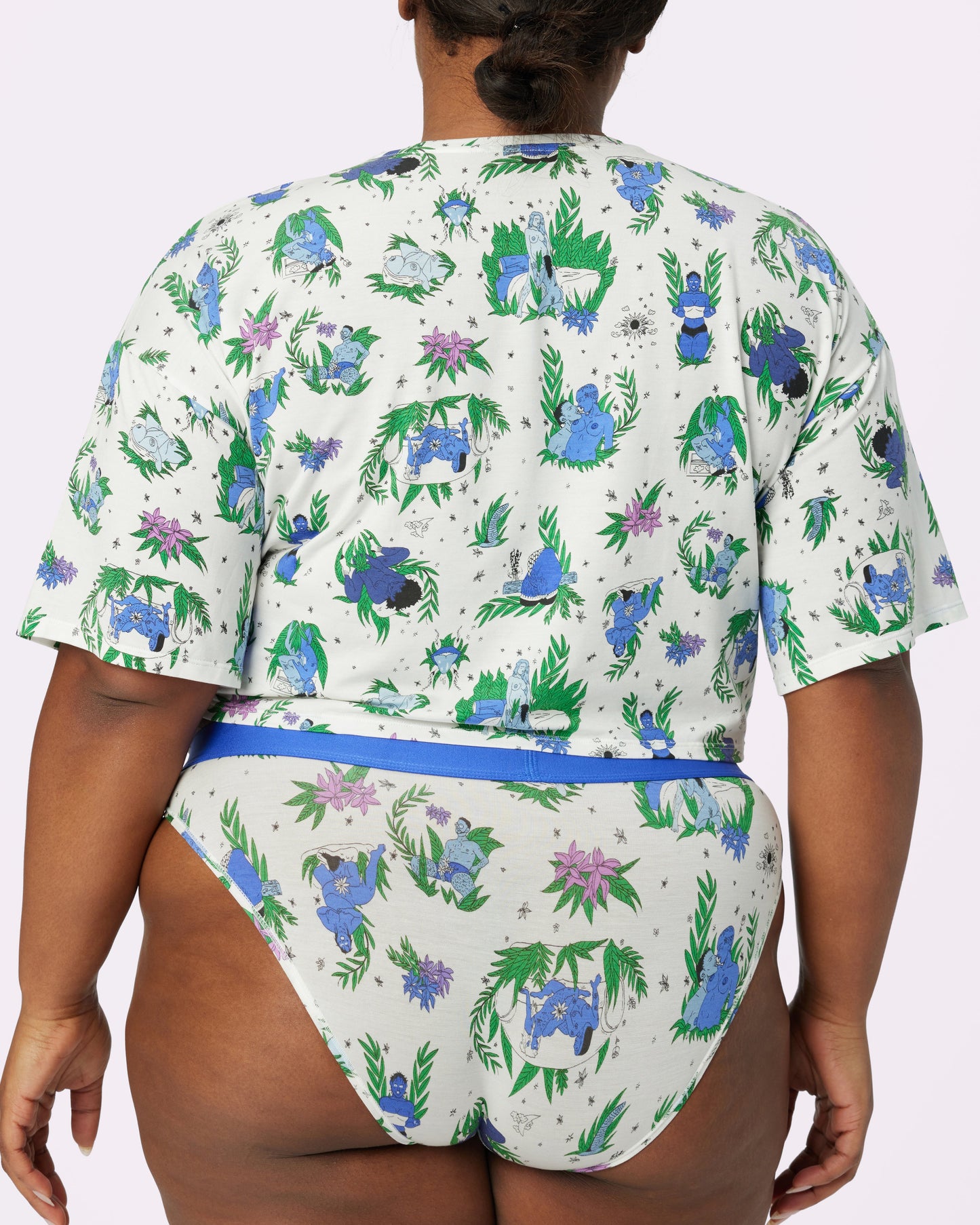 Breezy Crop Tee | New:Cotton | Archive (Smutty Toile)