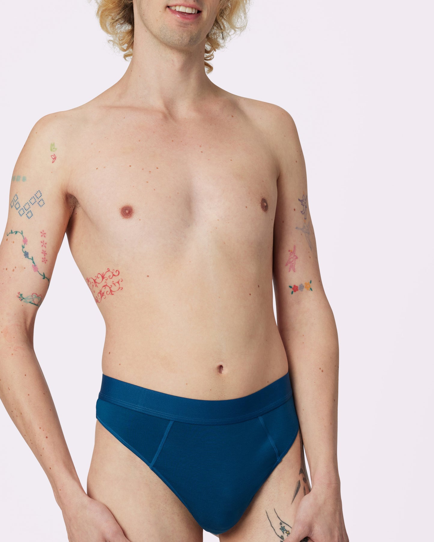 FreeFlex High Rise Thong | New:Cotton | Archive (Poseidon)