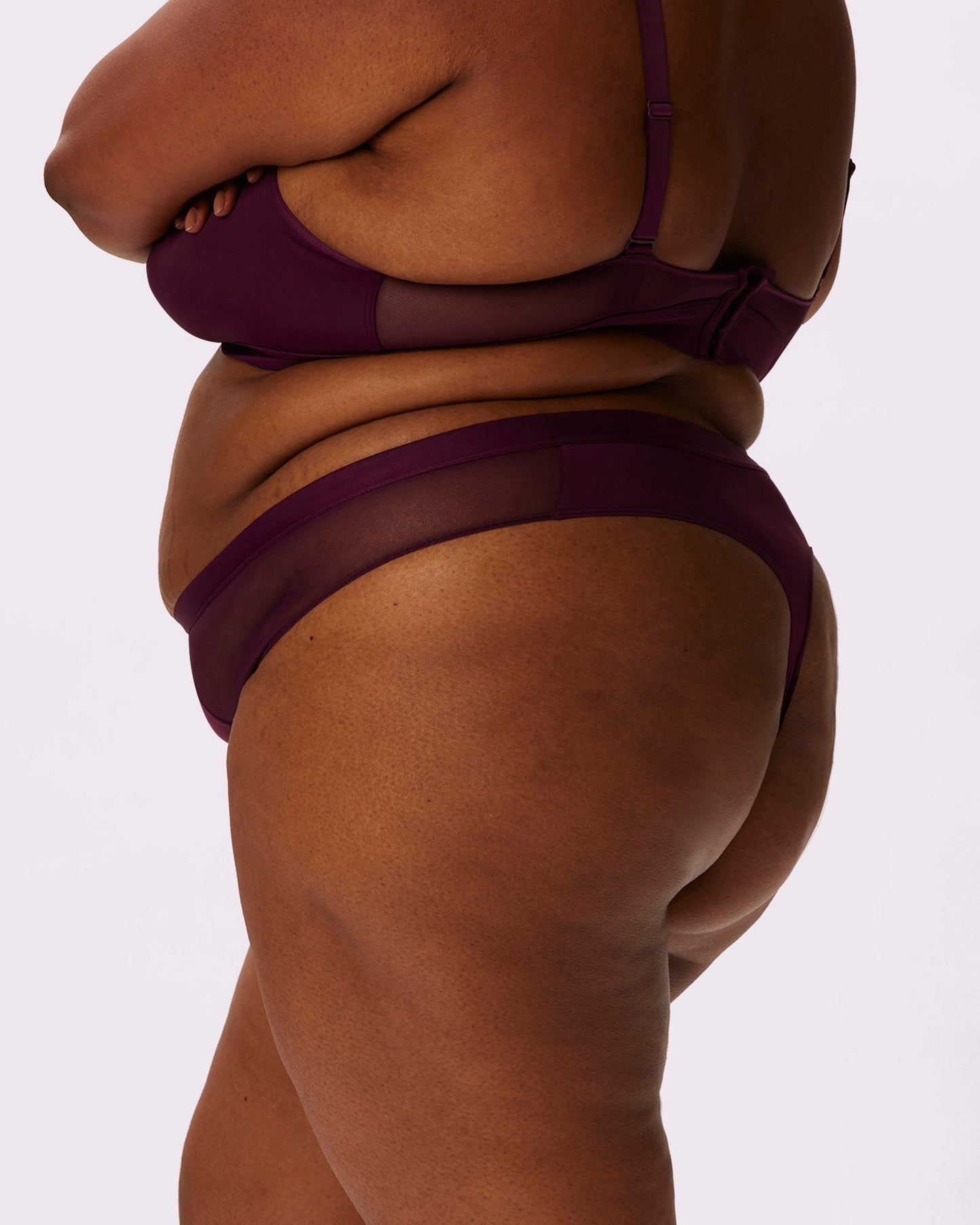 Re:Play High Waisted Thong | Ultra-Soft Re:Play (Violette)