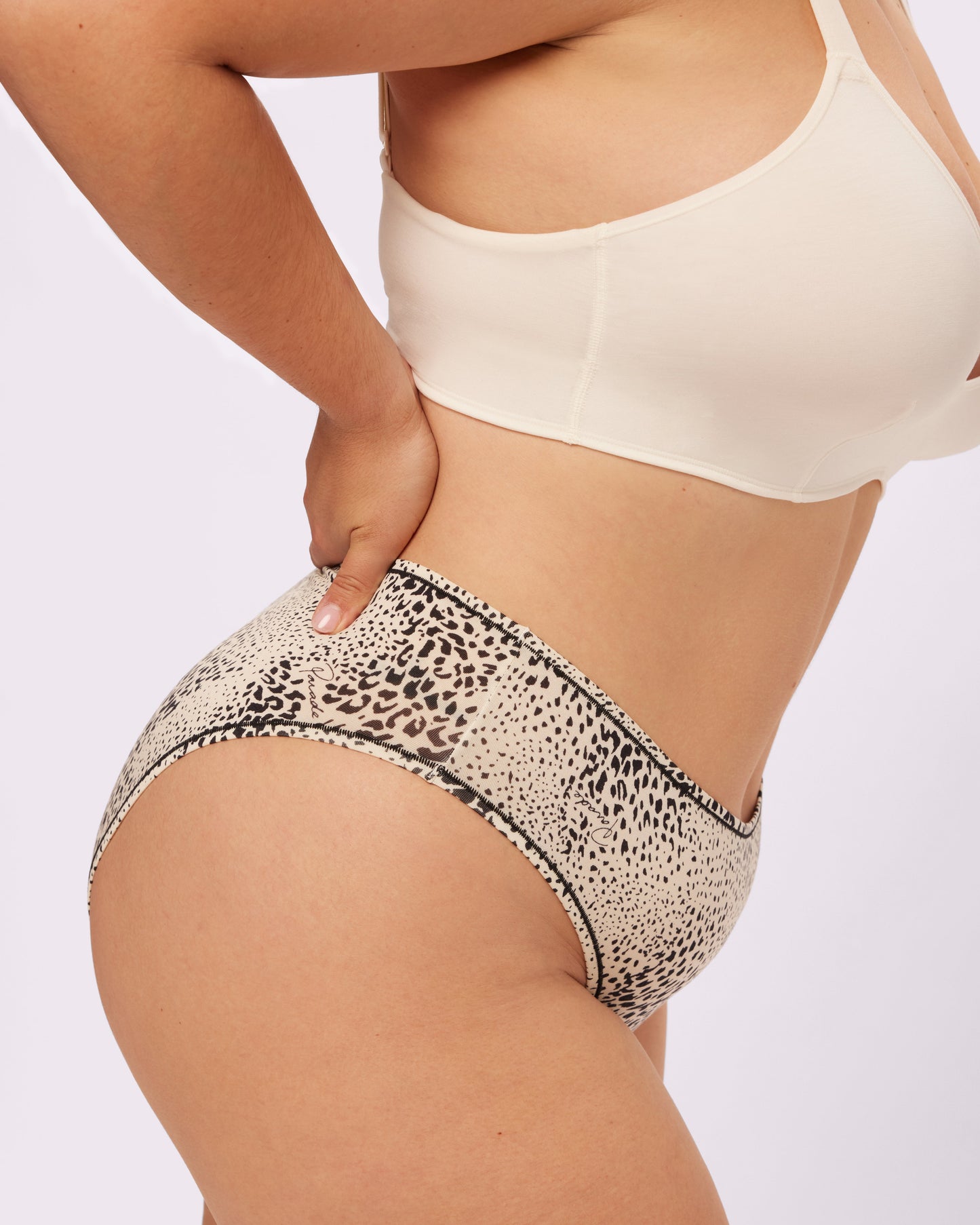 Vintage High Rise Brief | New:Cotton | Archive (Baby Leopard)