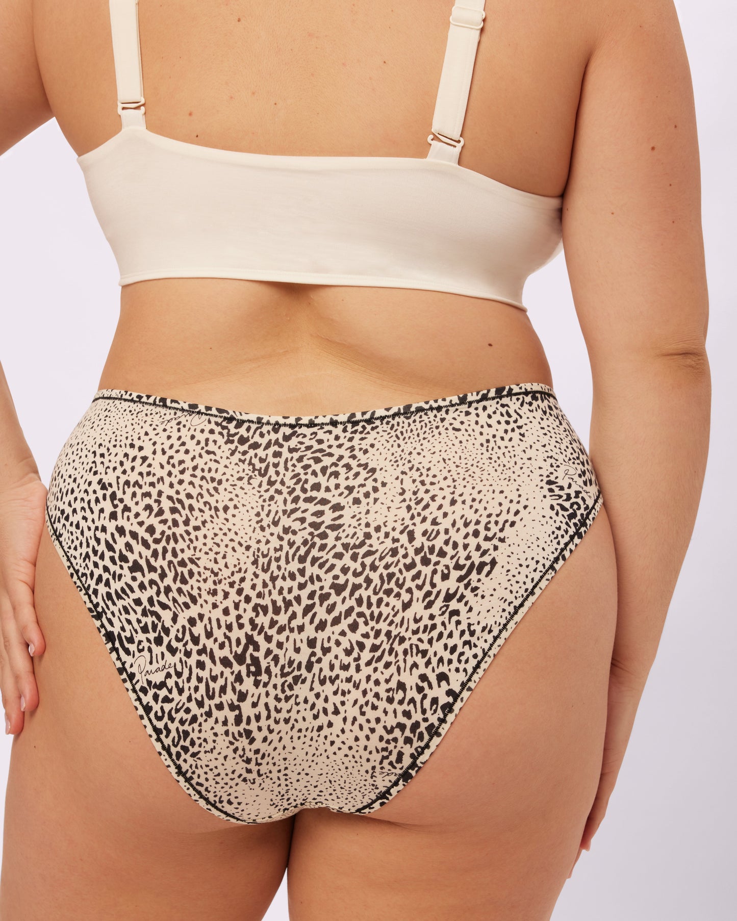 Vintage High Rise Brief | New:Cotton | Archive (Baby Leopard)