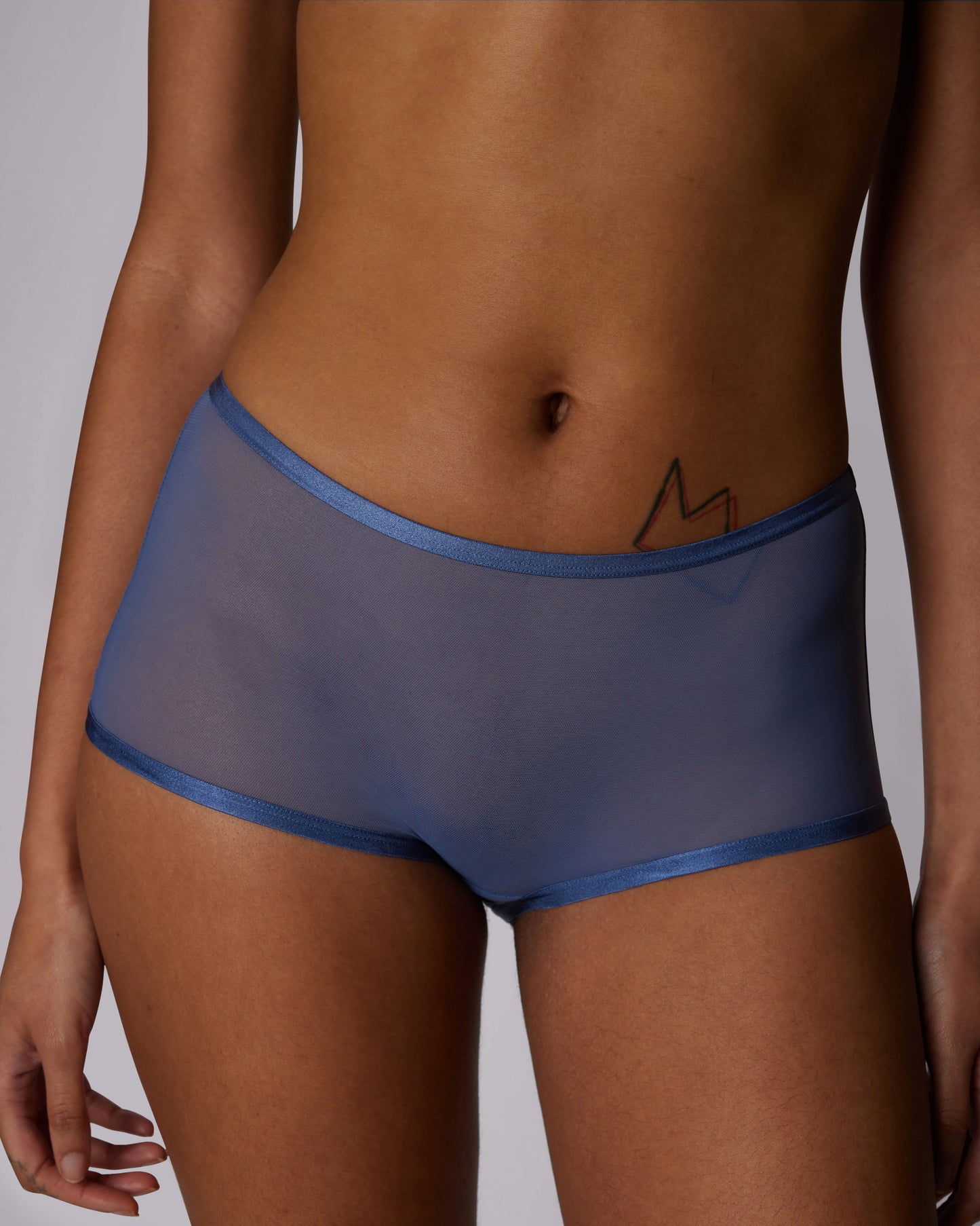 High Rise Boyshort | Silky Mesh (IMAGERY 💎🌐)