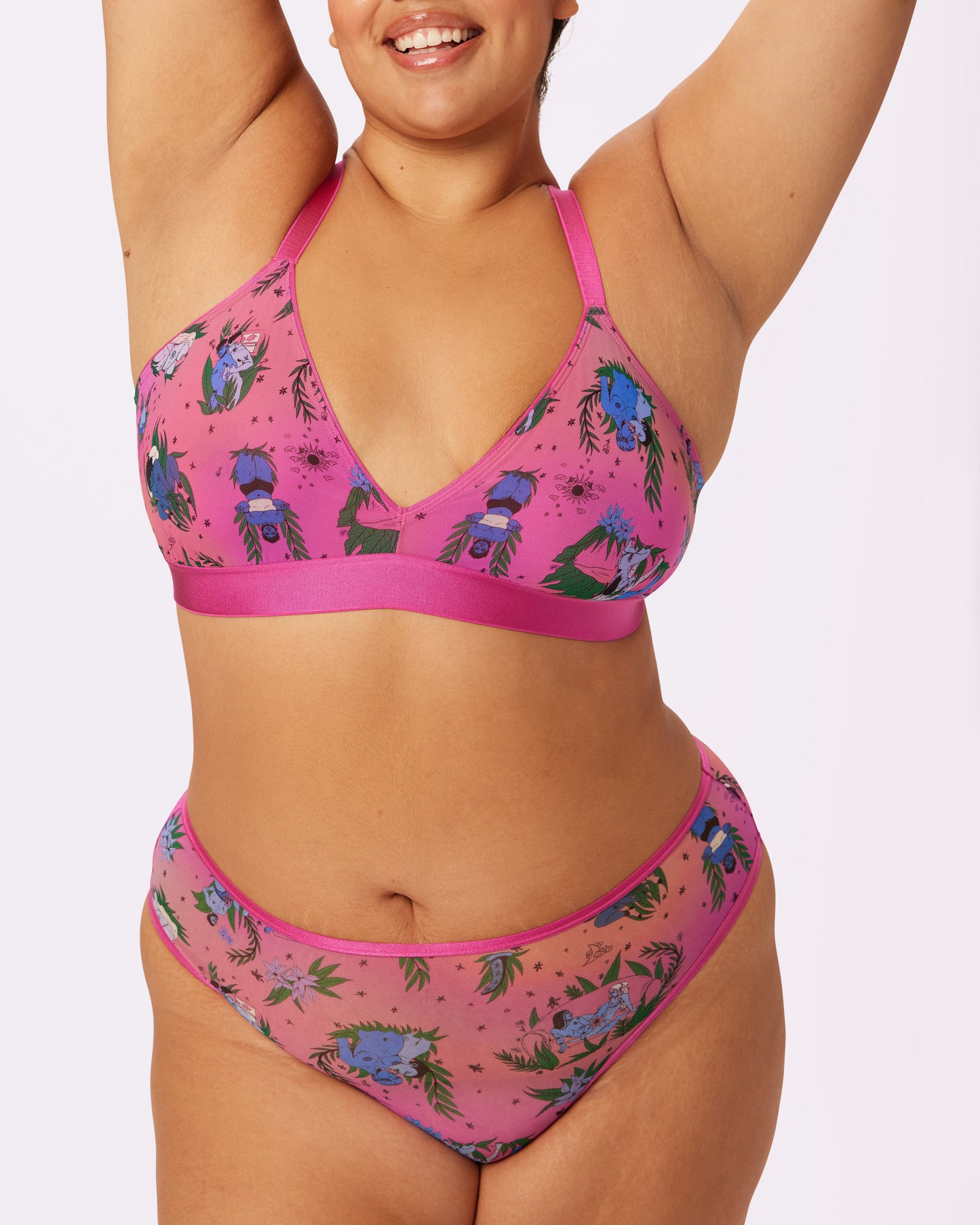 High Rise Cheeky | Silky Mesh | Archive (Smutty Toile)