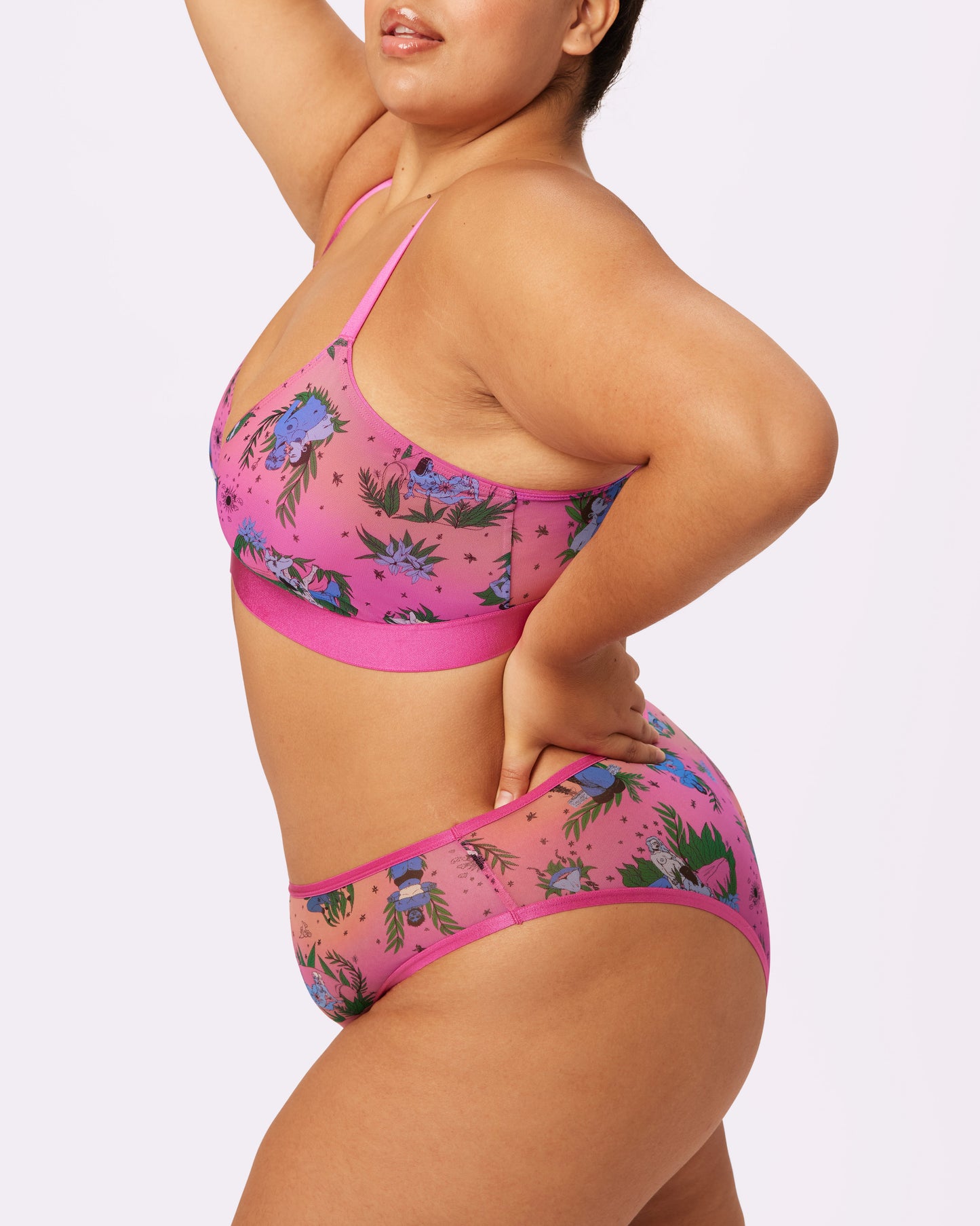 High Rise Cheeky | Silky Mesh | Archive (Smutty Toile)