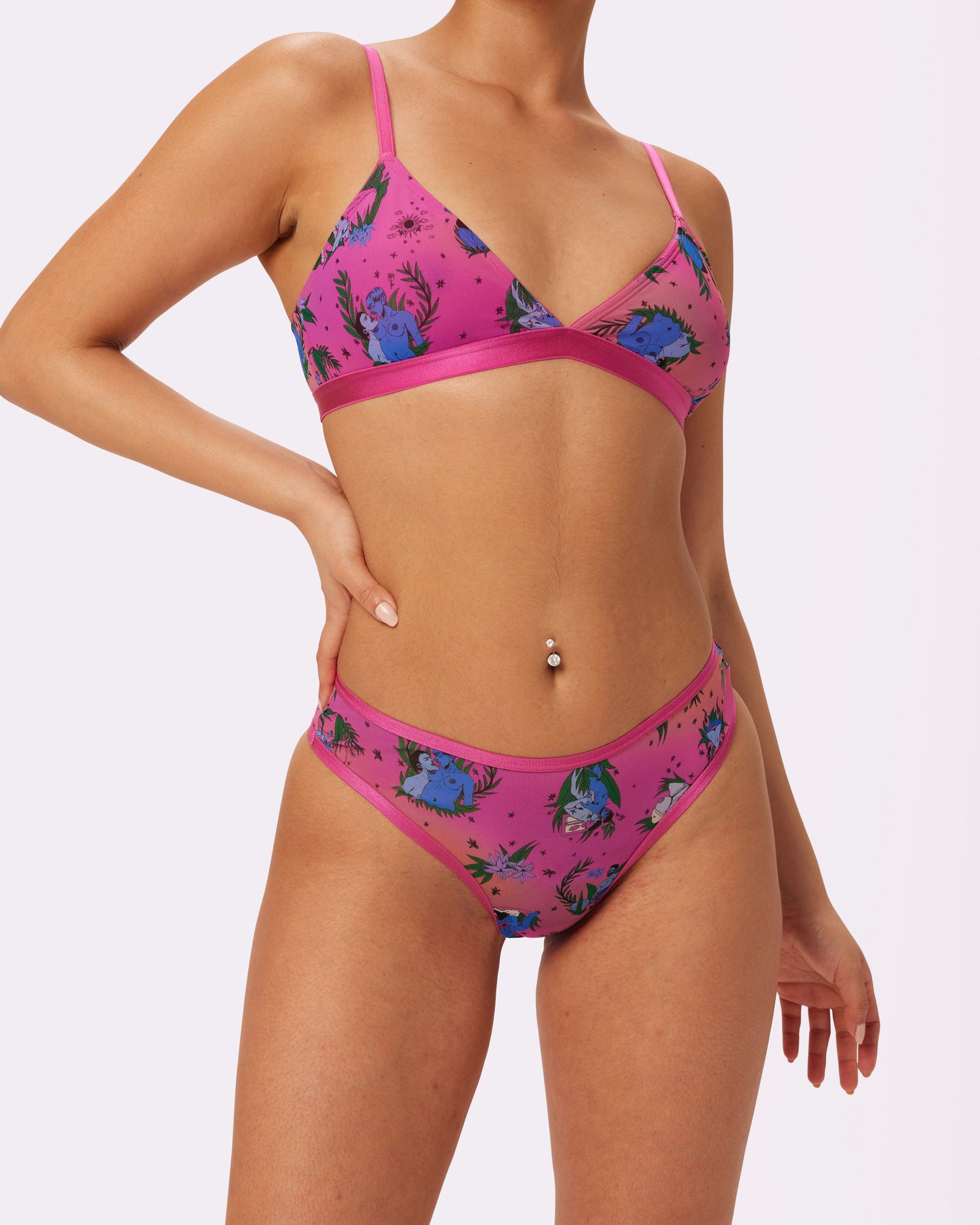 High Rise Cheeky | Silky Mesh | Archive (Smutty Toile)