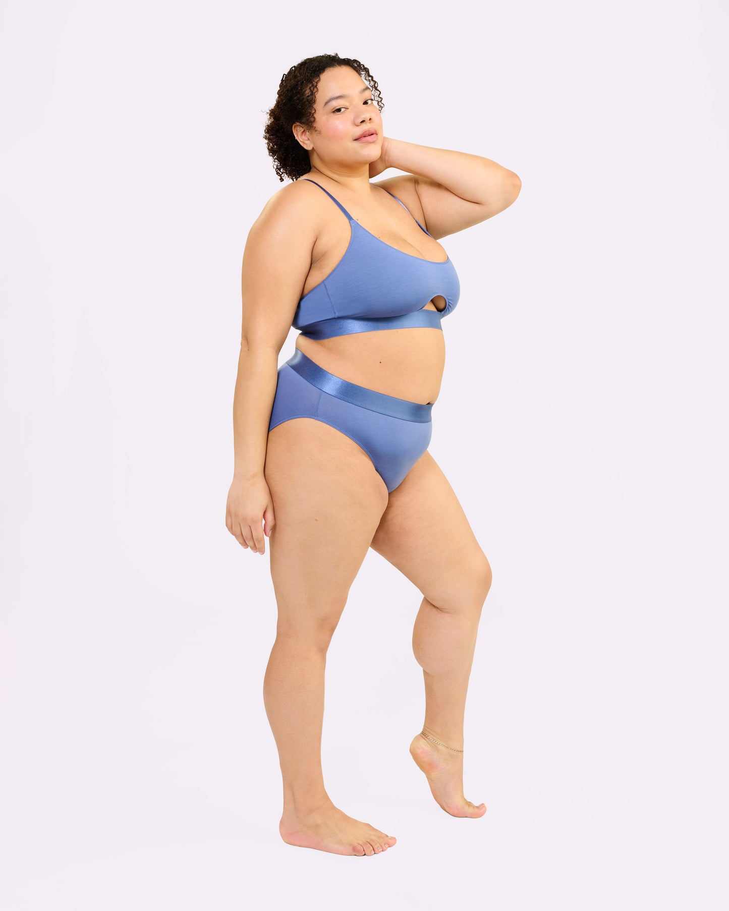 Vintage High Cut Brief | New:Cotton (Dew Drop)