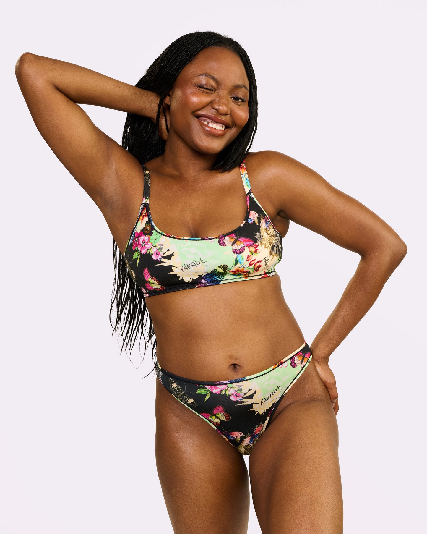 Ultra-Flattering High Rise Thong | New:Cotton (Flutter)
