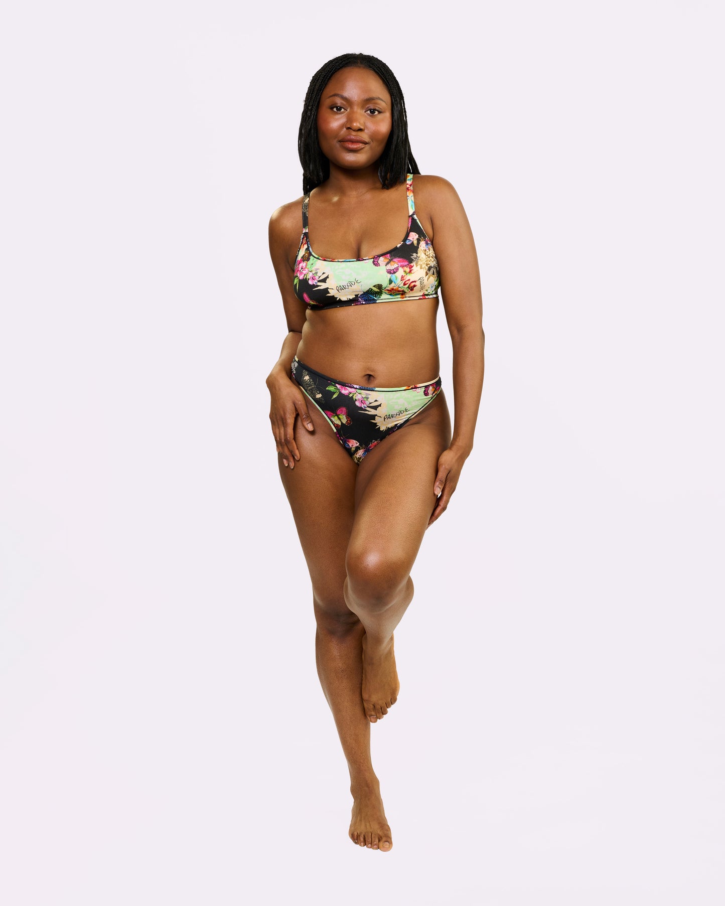 Ultra-Flattering High Rise Thong | New:Cotton (Flutter)