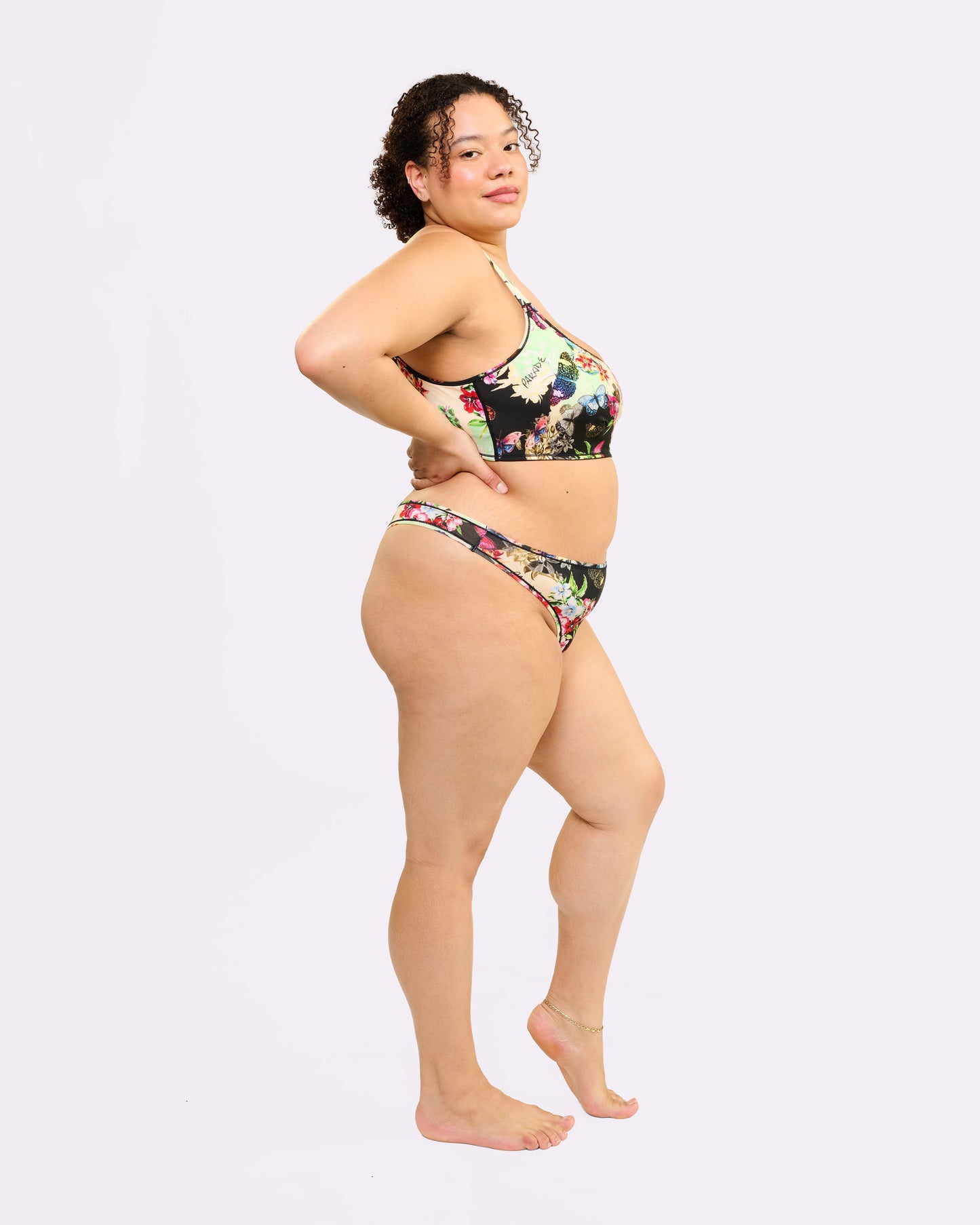 Ultra-Flattering High Rise Thong | New:Cotton (Flutter)
