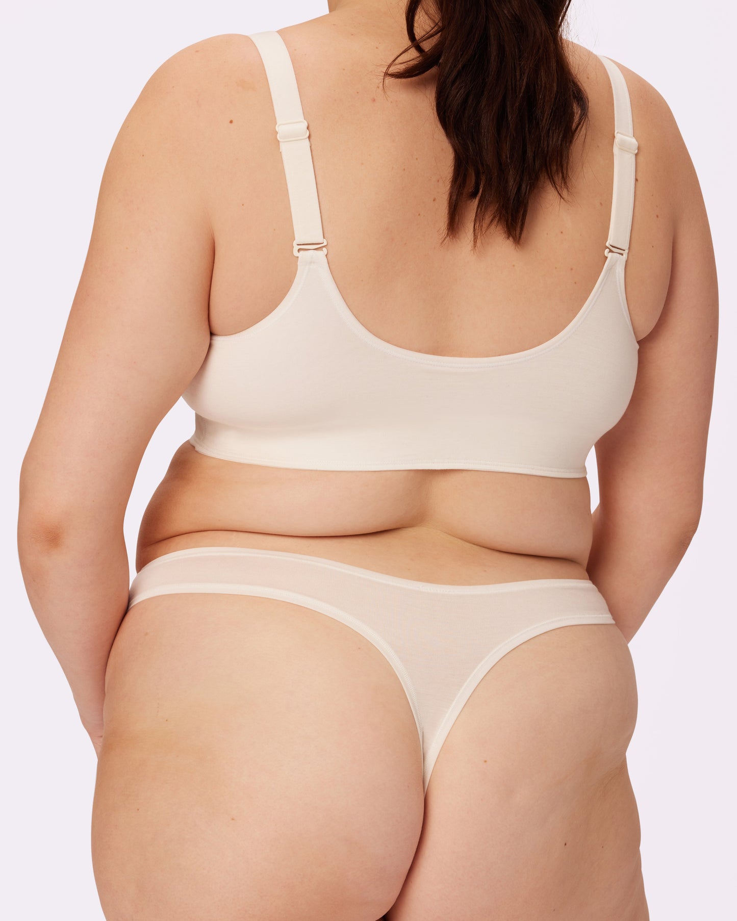 Ultra-Flattering High Rise Thong | New:Cotton | Archive (Cloud)