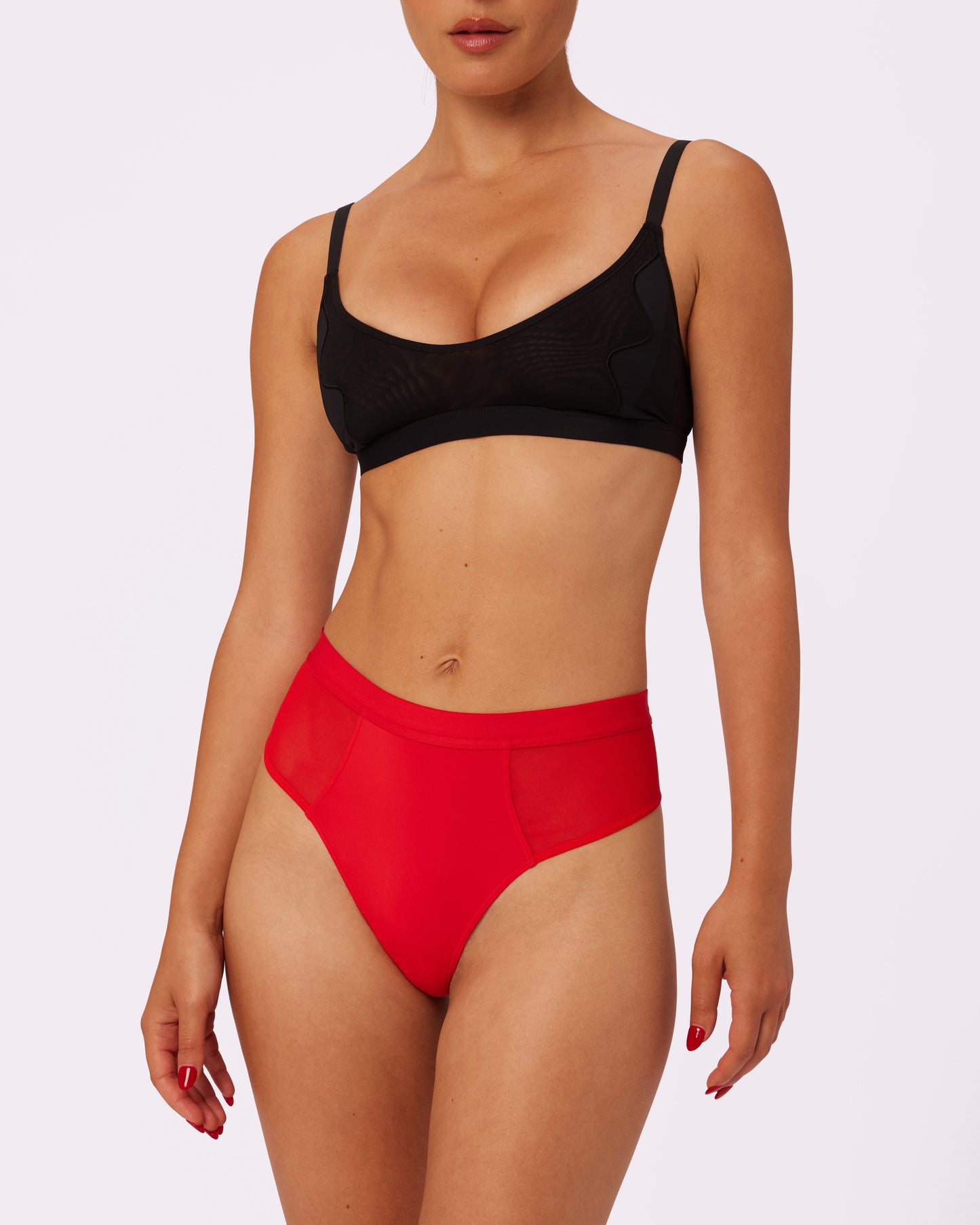 Re:Play High Waisted Thong | Ultra-Soft Re:Play (Balloon)