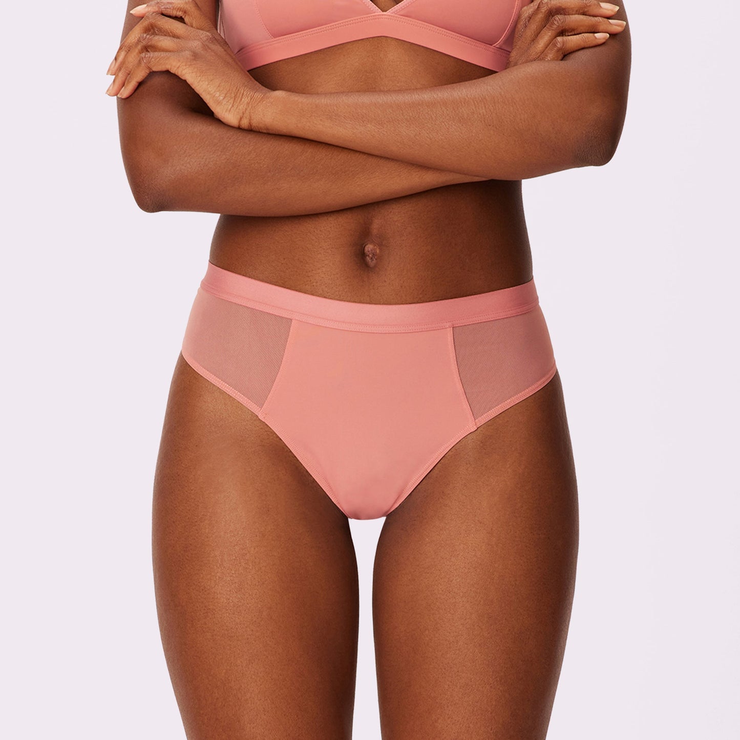 Re:Play High Waisted Thong | Ultra-Soft Re:Play | Archive (Pink Canyon)