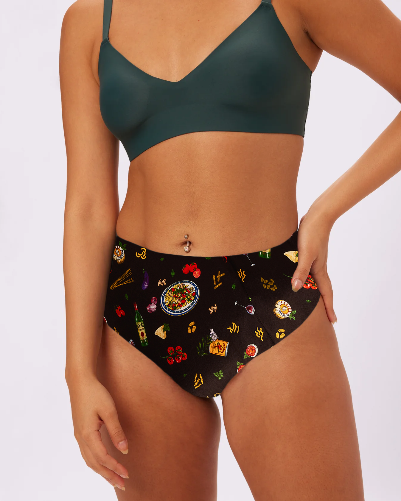 Invisible High Rise Thong | Seamless Universal (Dinner Party)