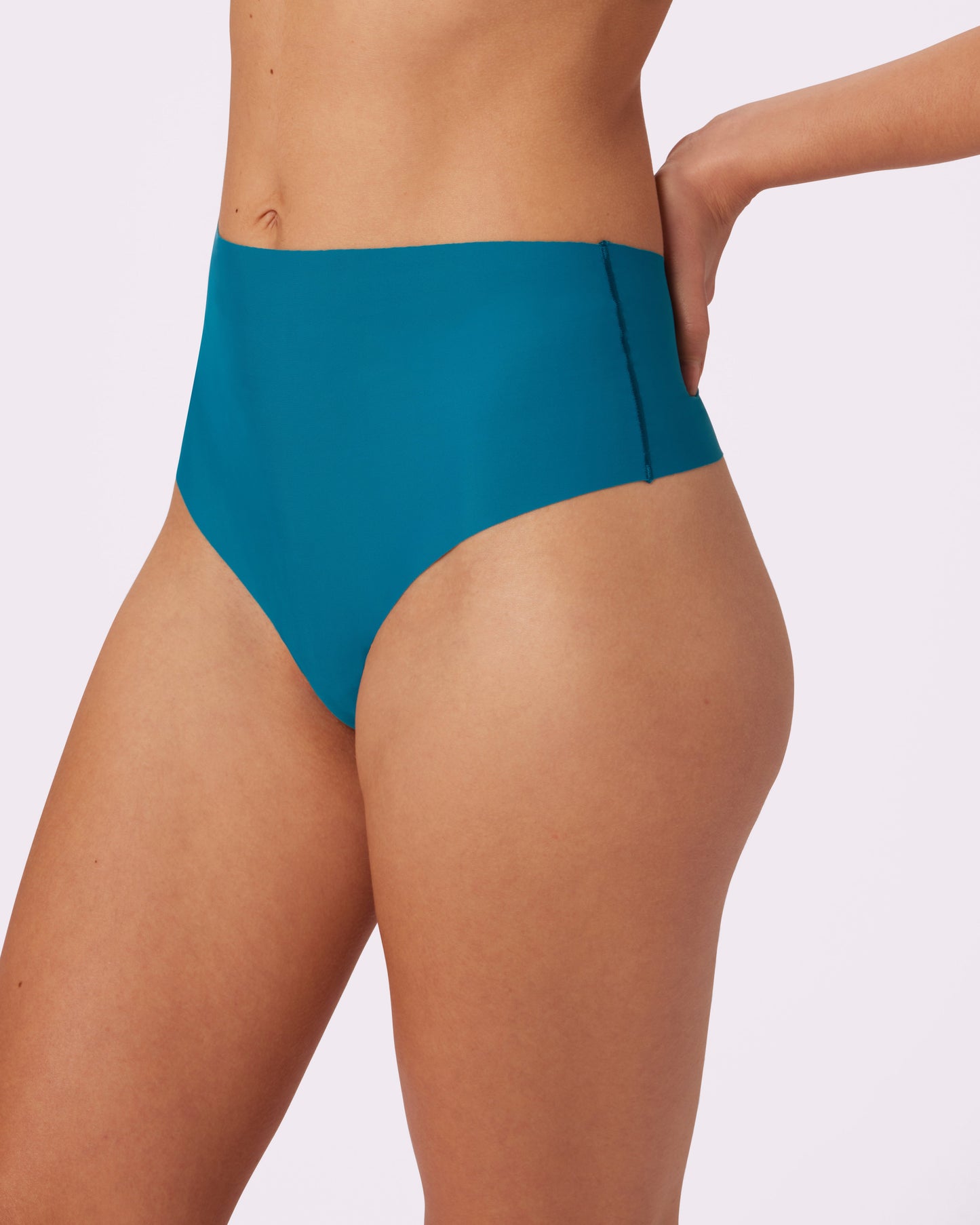 Invisible High Rise Thong | Seamless Universal (Lagoon)