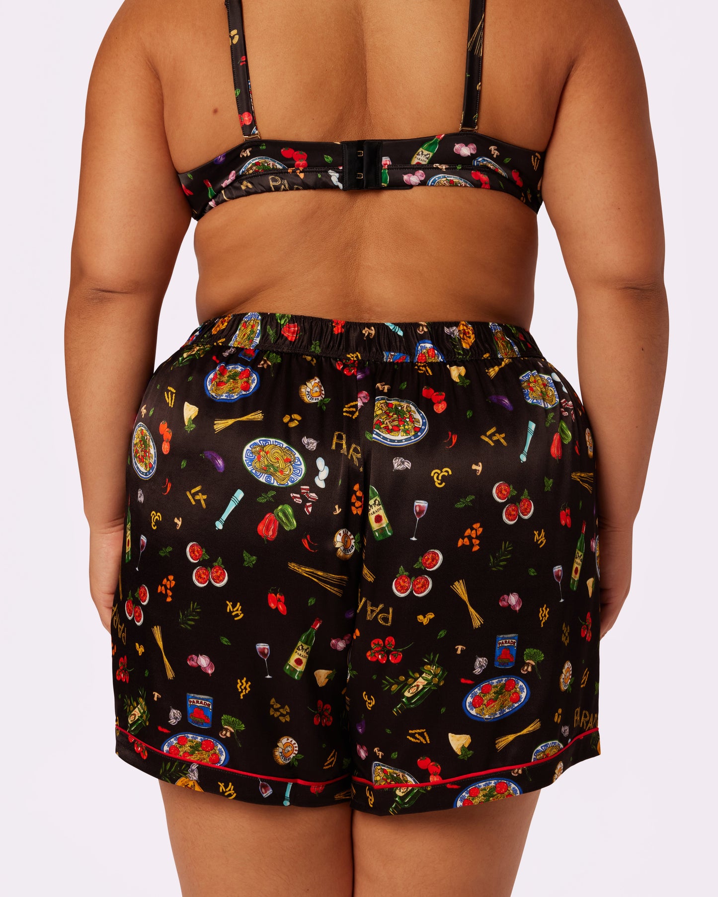 Luxe Dreams Easy Sleep Short | Plush Satin (Dinner Party)