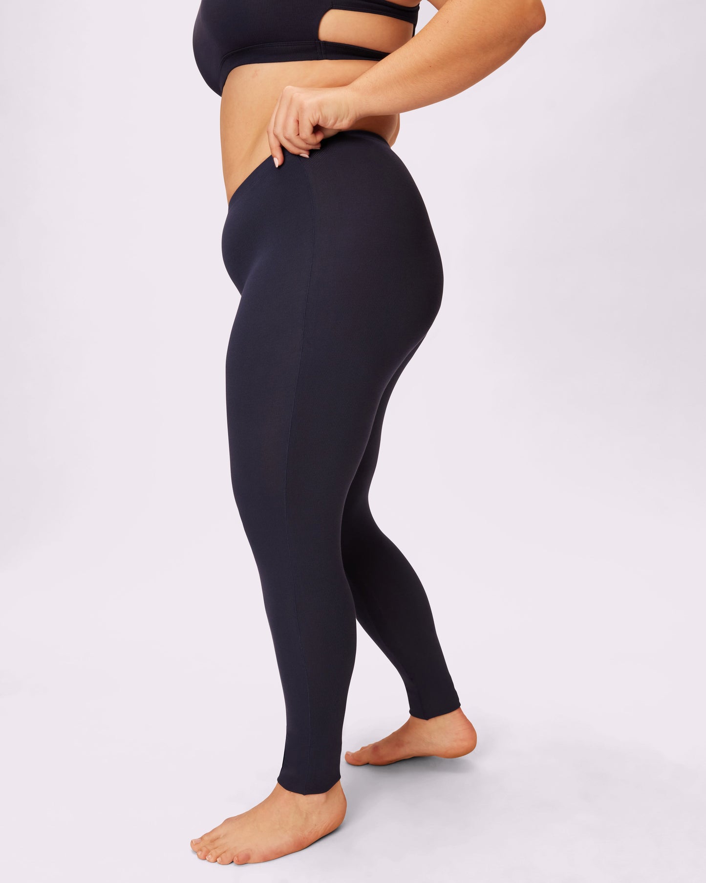 Comfort Rib Leggings | Lush Rib | Archive (Neptune)