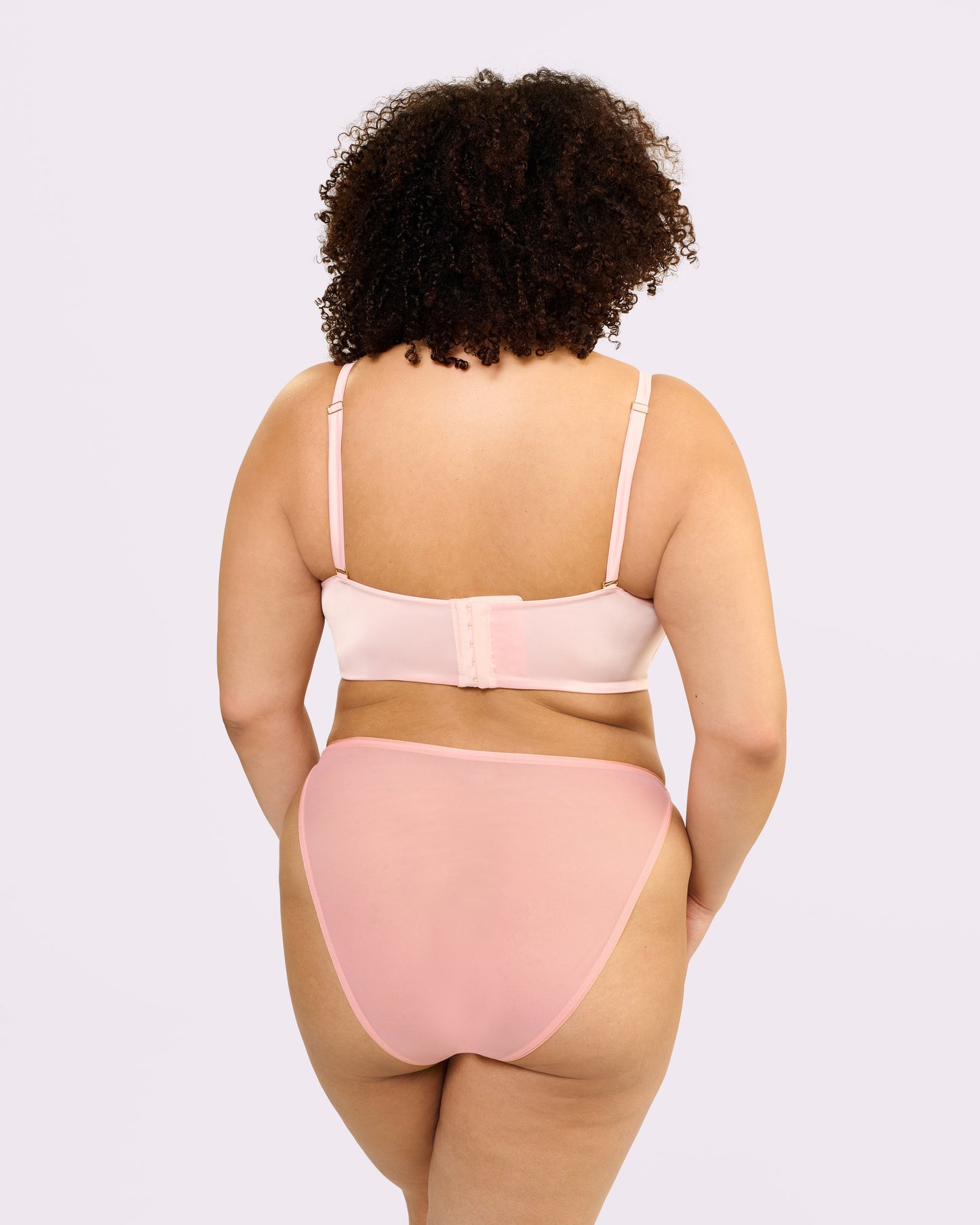 Luxe Longline Balconette | Glow Satin (Rose Quartz)