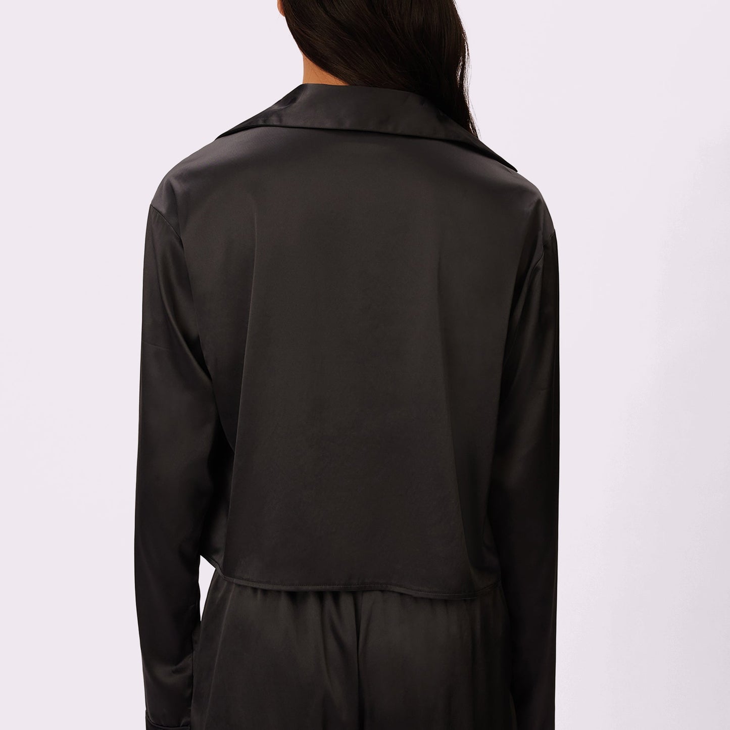 Dream Longsleeve Button Up | Luxe Satin (Eightball)