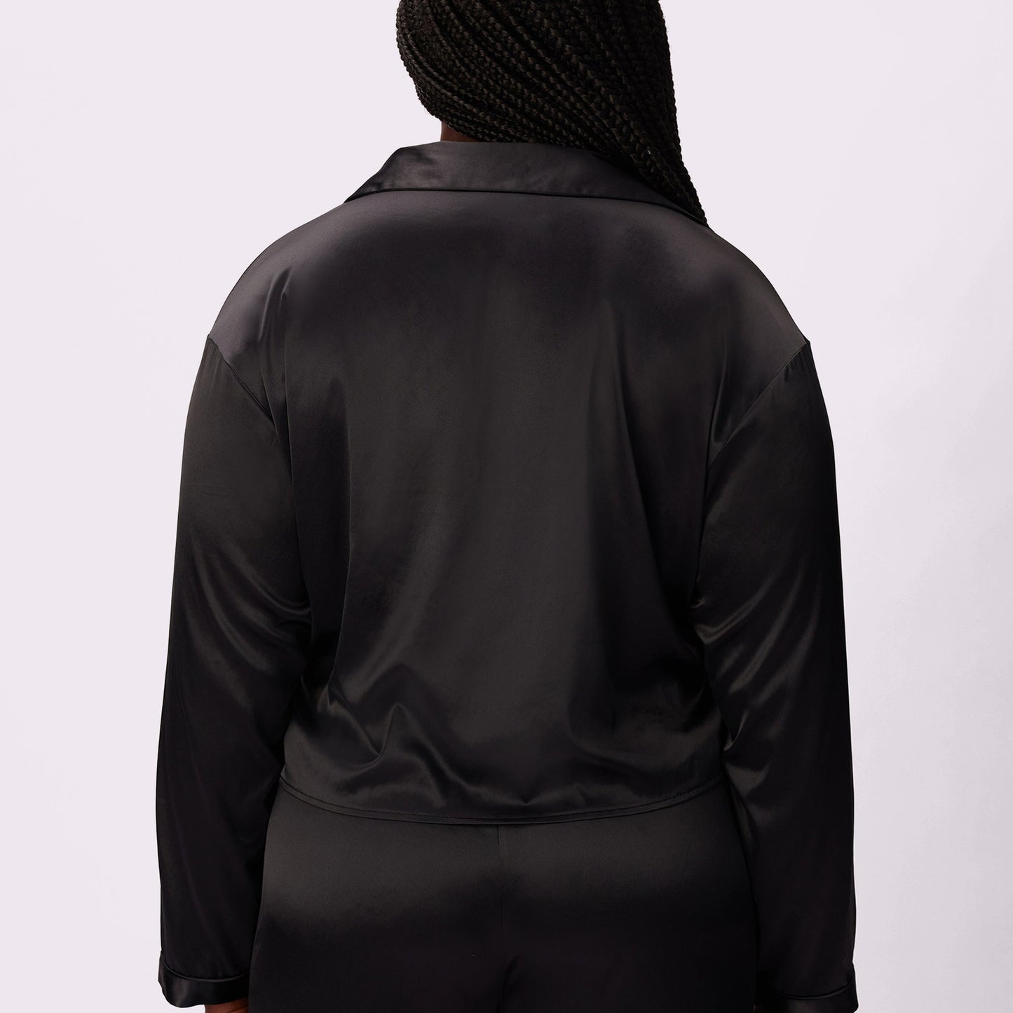 Dream Longsleeve Button Up | Luxe Satin (Eightball)