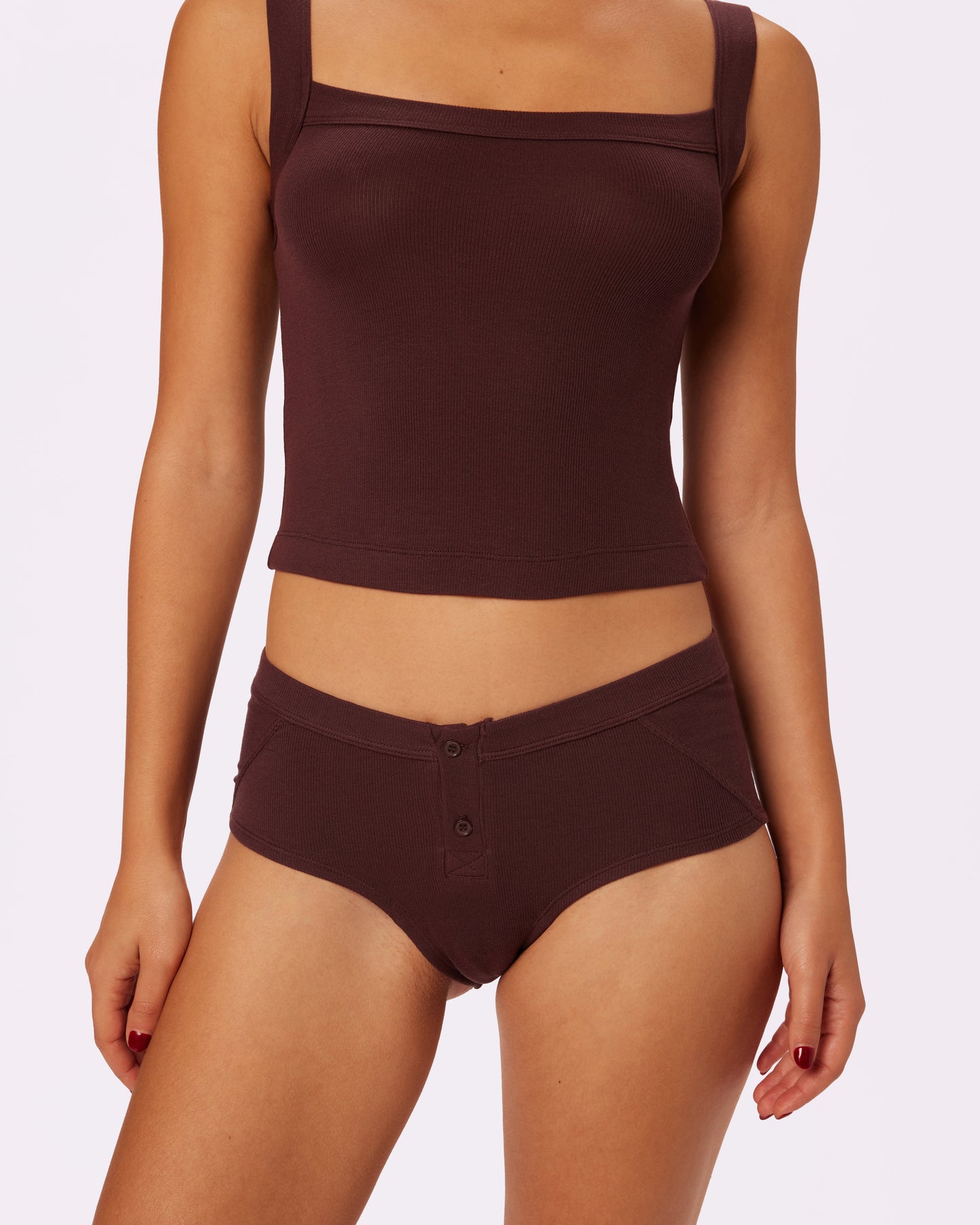 Everyday Lush Button Boyshort | Lush Rib | Archive (Pony)