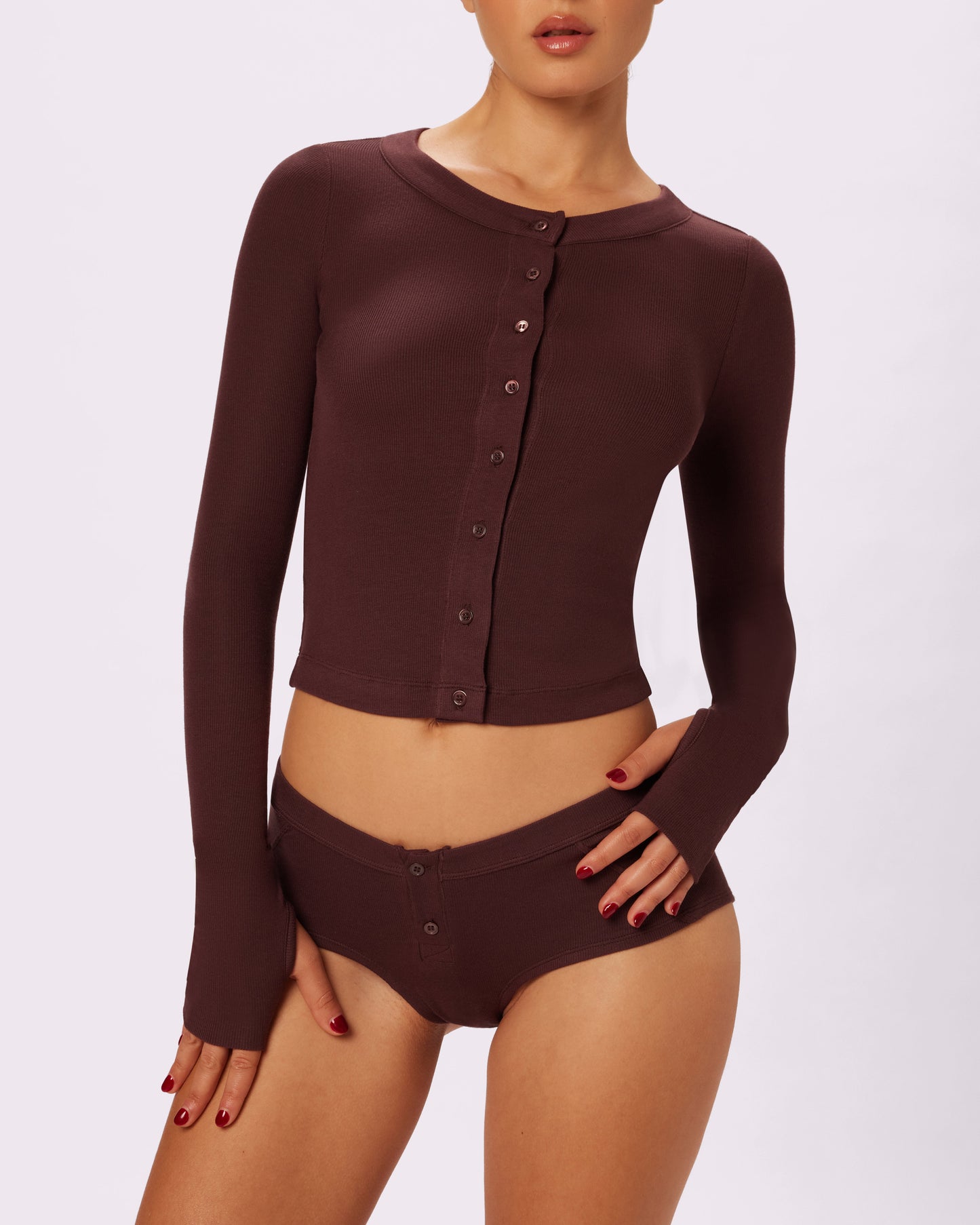 Lush Crop Cardi | Lush Rib | Archive (Pony)