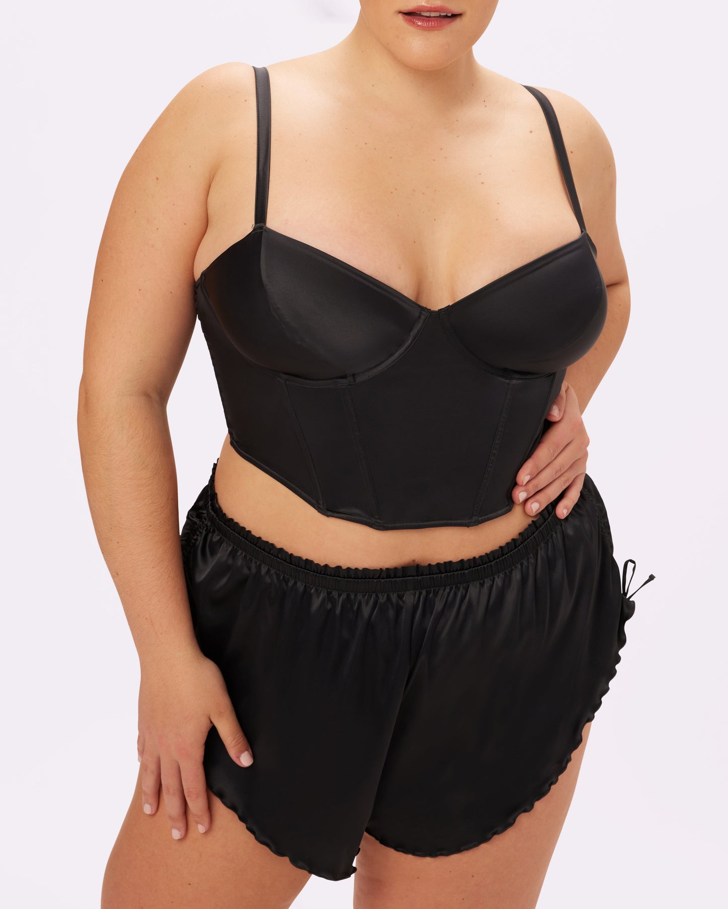 Afterglow Lace-up Corset | Glow Satin | Archive (Eightball)