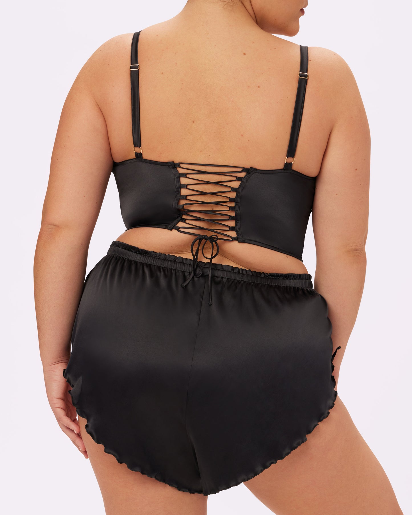 Afterglow Lace-up Corset | Glow Satin | Archive (Eightball)