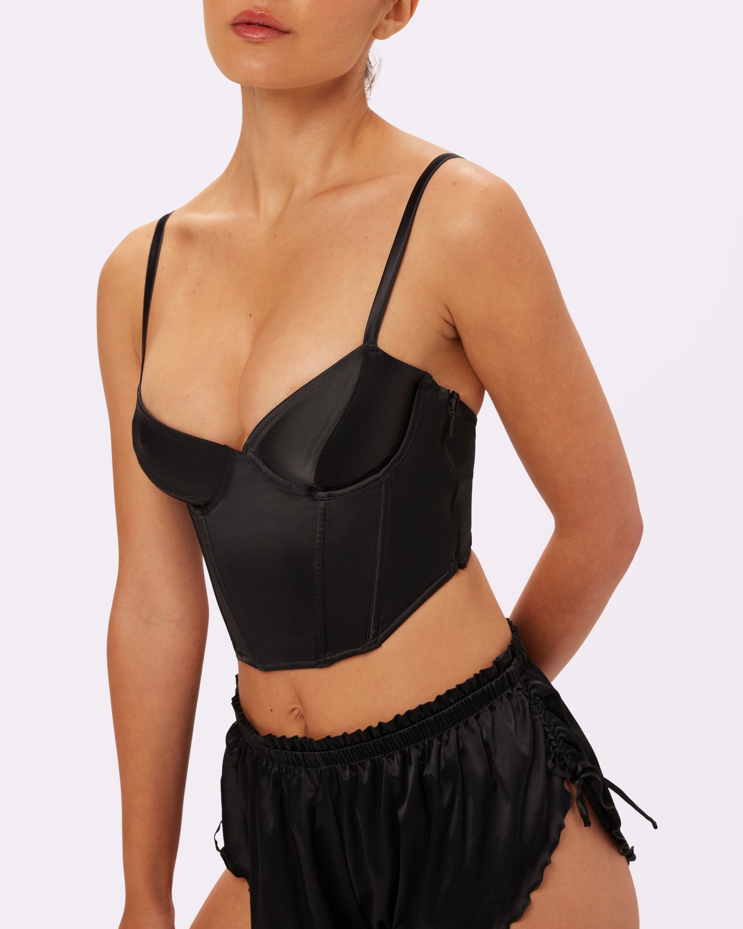 Afterglow Lace-up Corset | Glow Satin | Archive (Eightball)