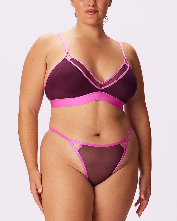 Strappy Cheeky with Cutout | Silky Mesh | Archive (Venus)