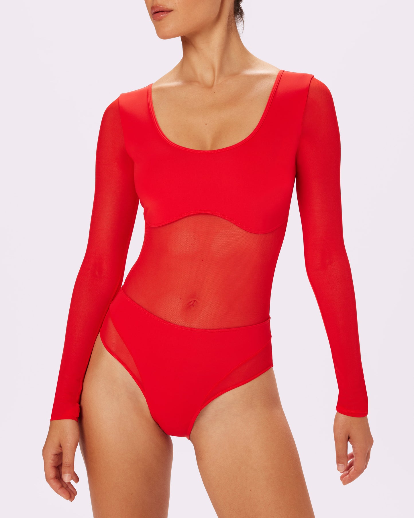 Dream Sleek Contrast Bodysuit | Ultra-Soft Re:Play (Balloon)
