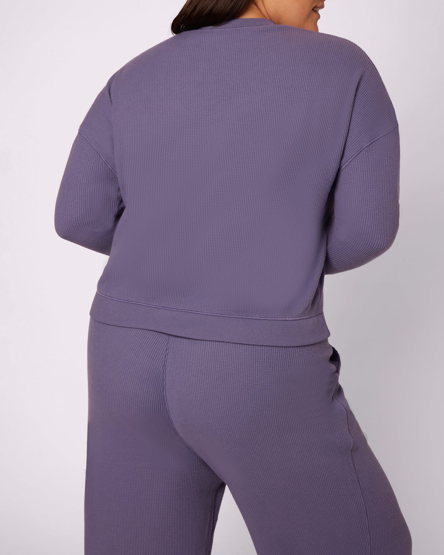 Cozy Crewneck | Cozy Waffle | Archive (Fog)